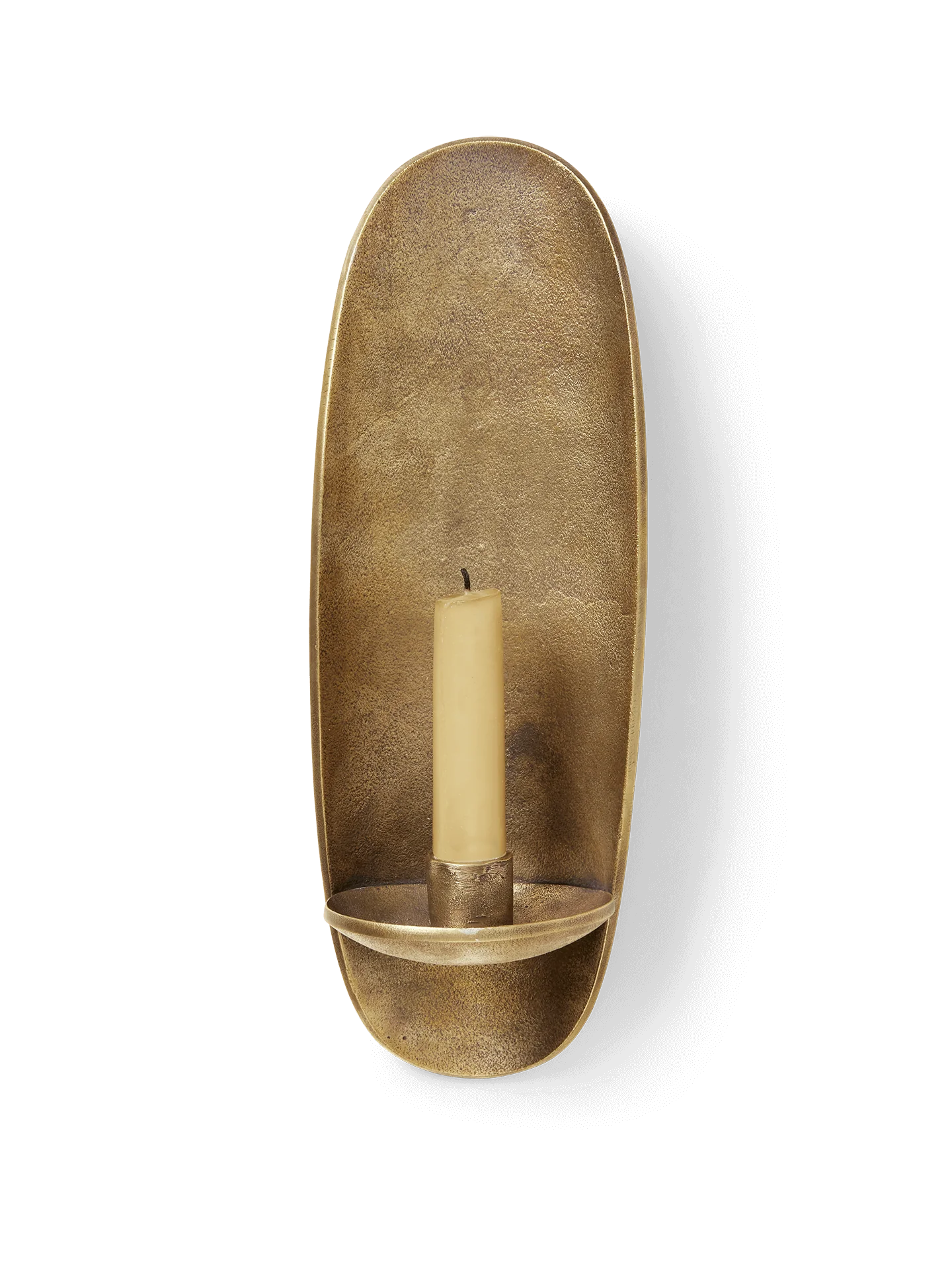 Agapé Wall Candle Holder - Brass Finish - Image 4