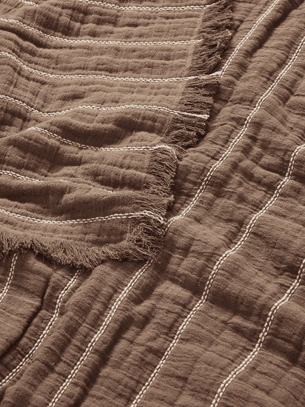 Aires Bedspread - Double - Stone - Image 4