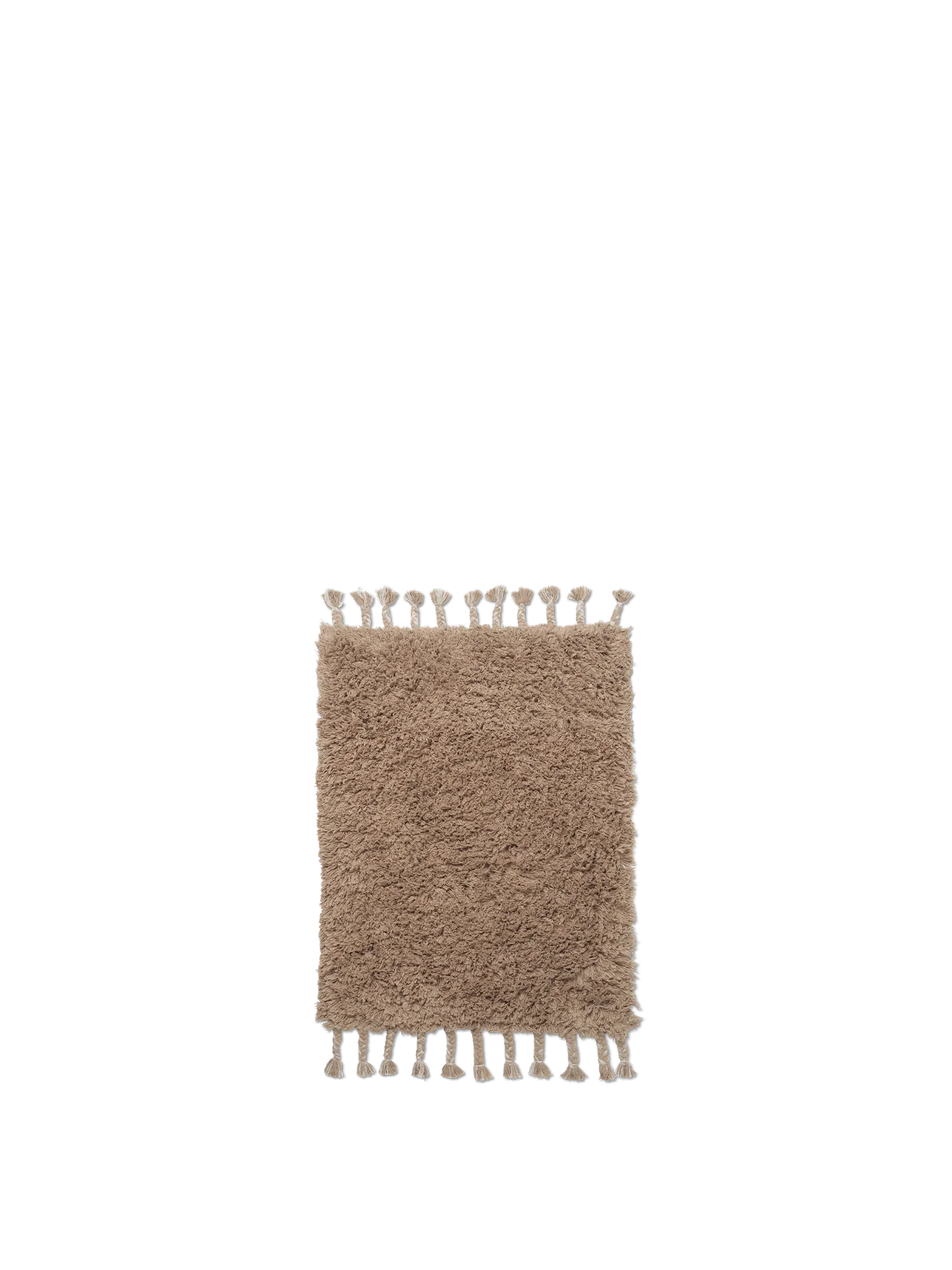 Amass Long Pile Mat - White Pepper