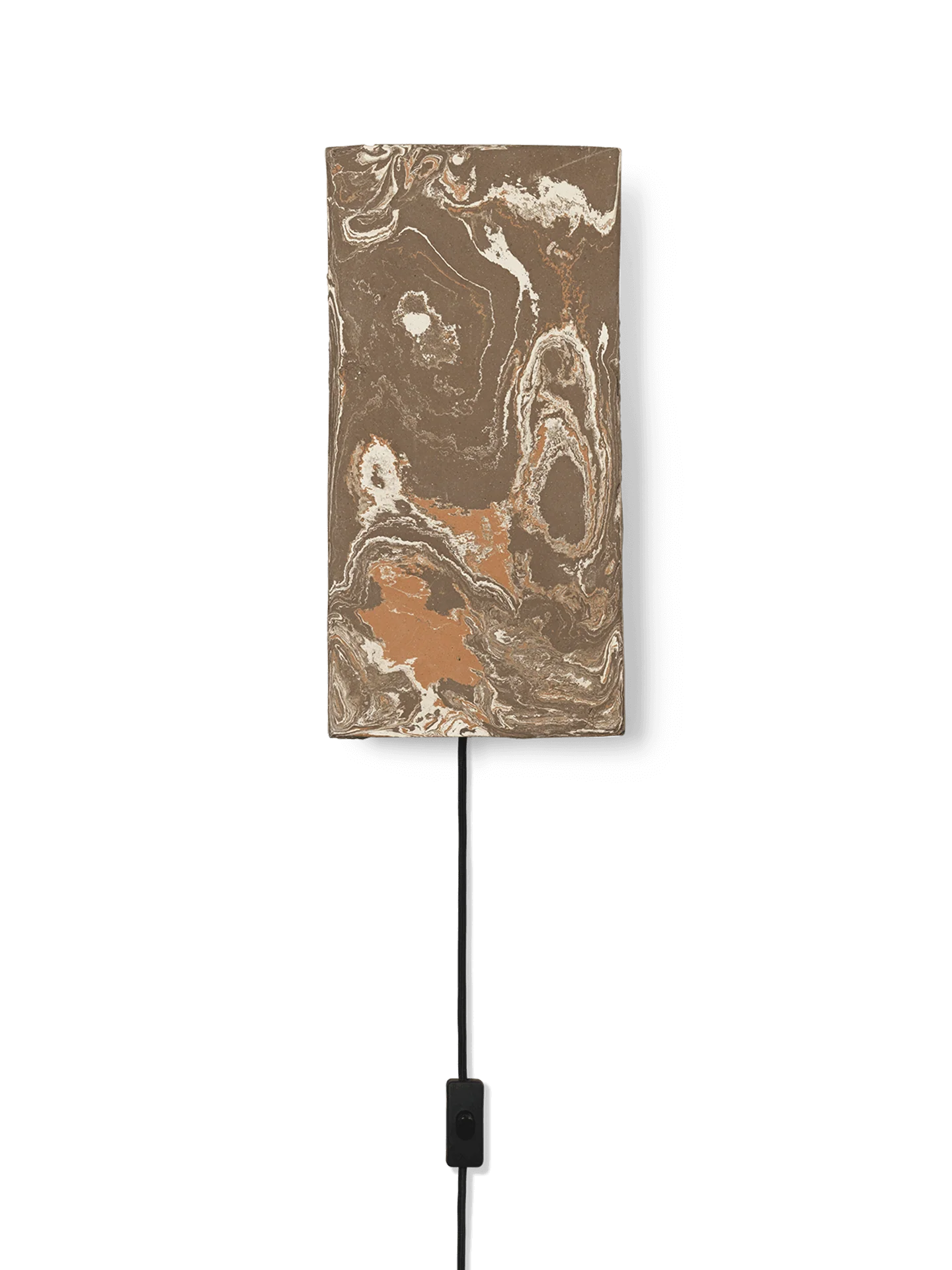 Argilla Wall Lamp - Rectangular - Marble Mocha