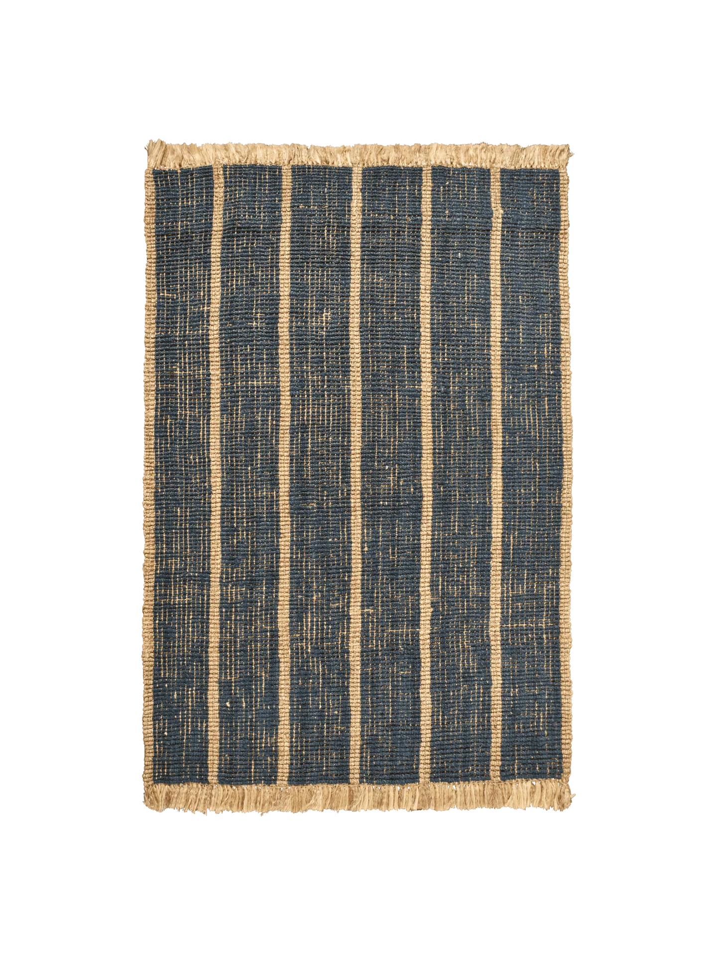 Athens Stripes Rug - Natural/Ink Blue - Image 4