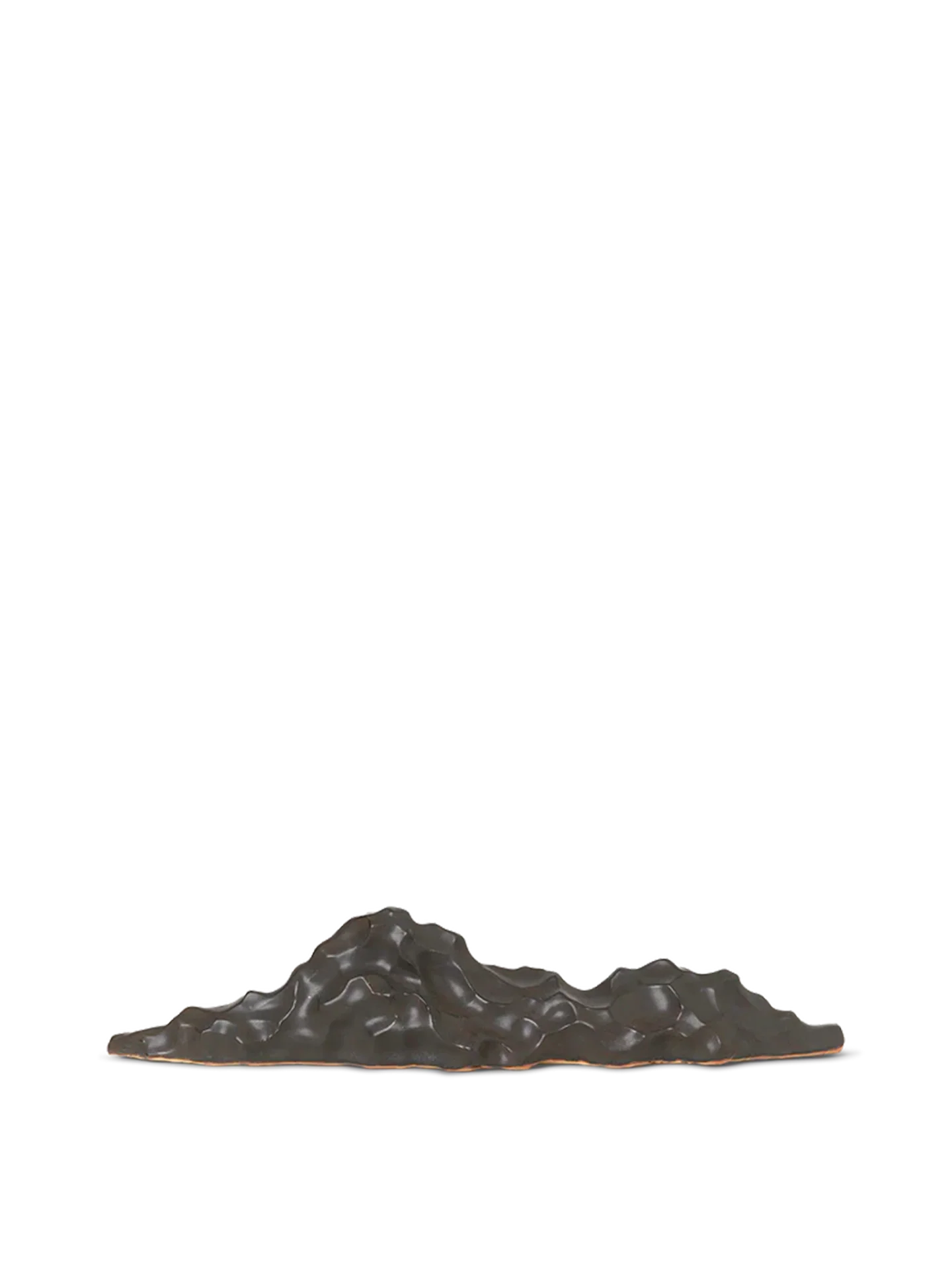 Berg Ceramic Sculpture - Low - Black