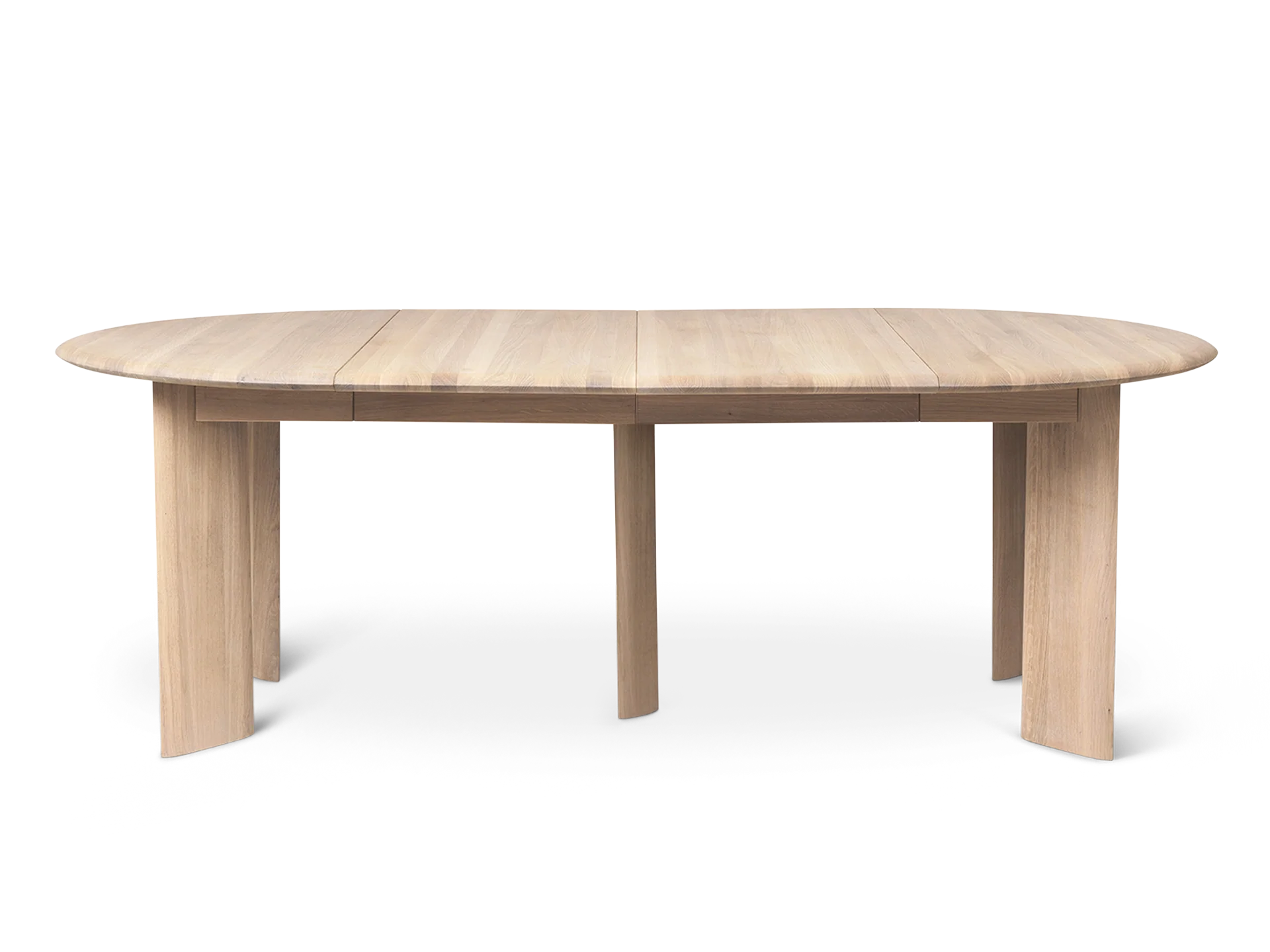 Bevel Table - Extendable x 2 - White Oiled Oak