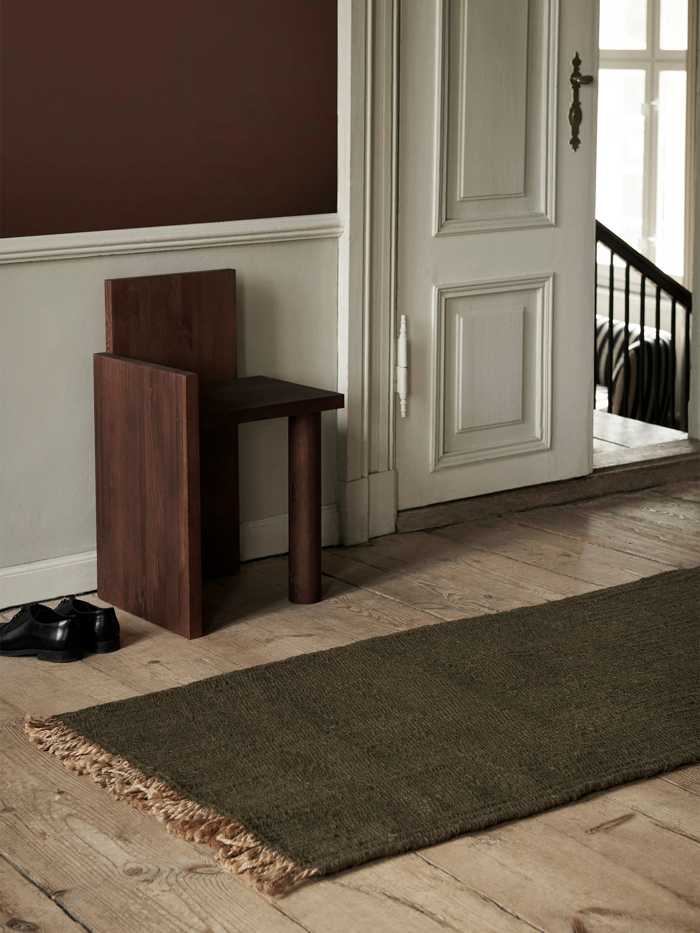 Block Runner - Olive/Natural - Image 2