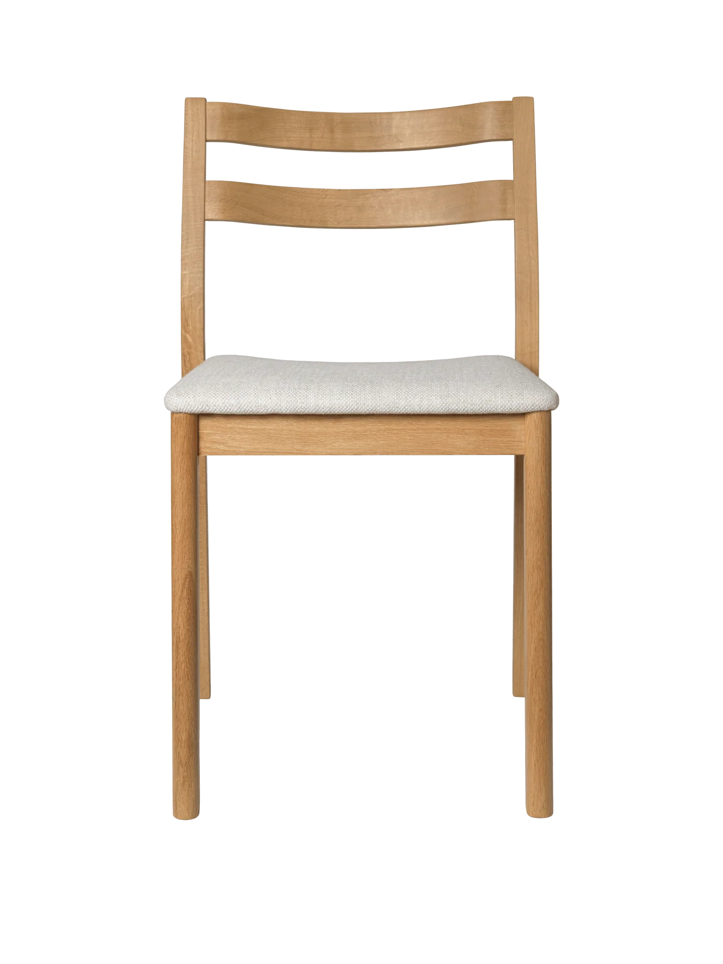Boda Dining Chair - Upholstered Seat - Staple - Natural Oak/Off-White