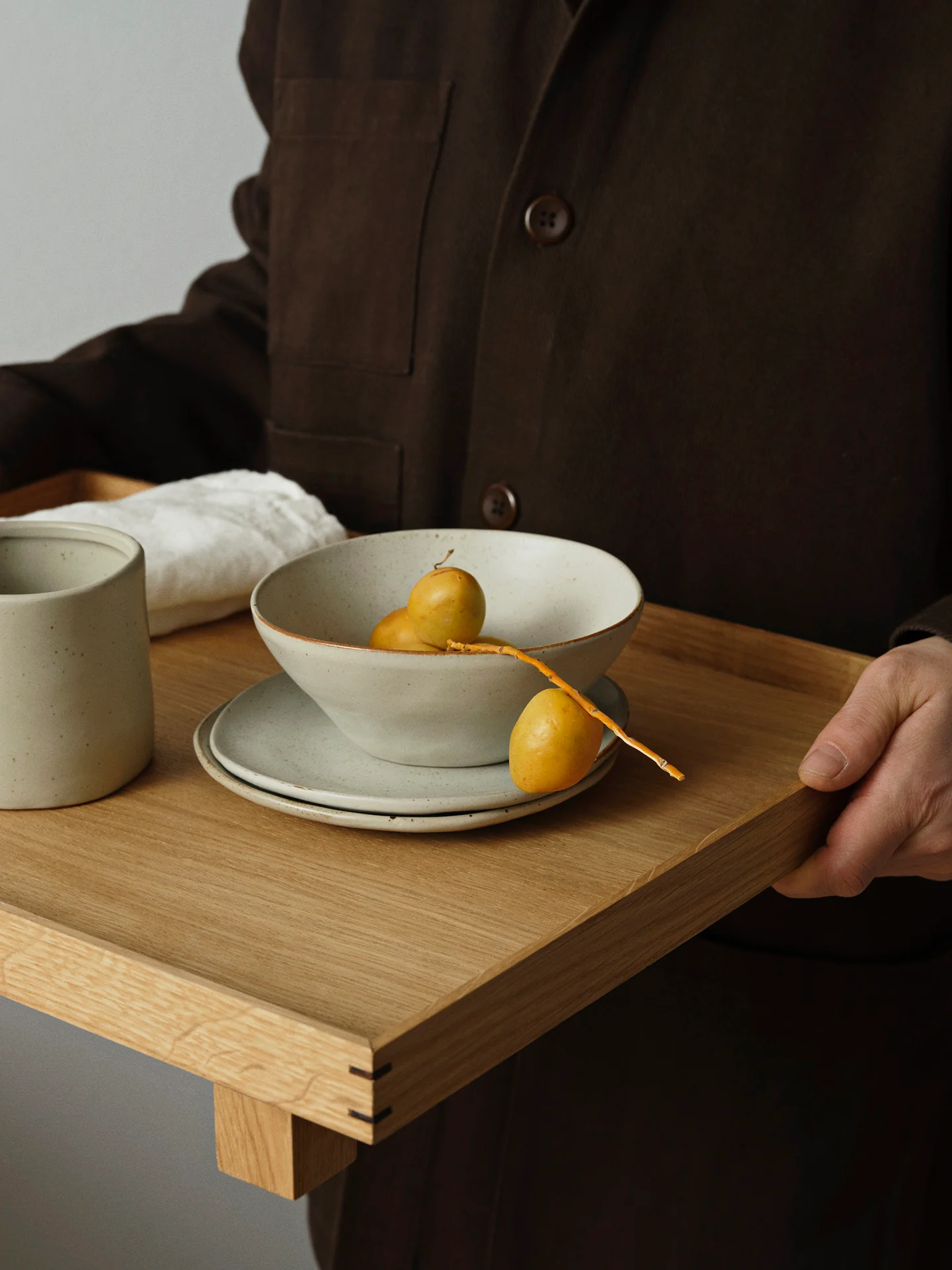 Bon Wooden Tray - Large - Oak - Image 2