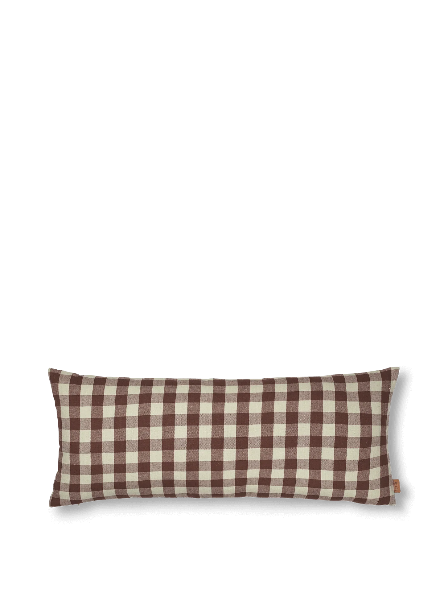 Bothy Check Cushion - Cinnamon/Grey Green