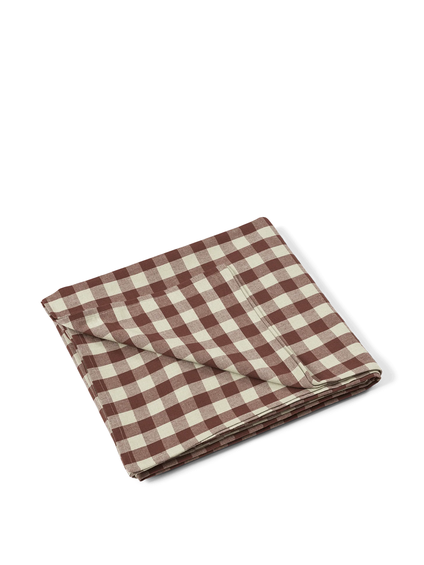 Bothy Check Tablecloth - Cinnamon/Grey Green - Image 3