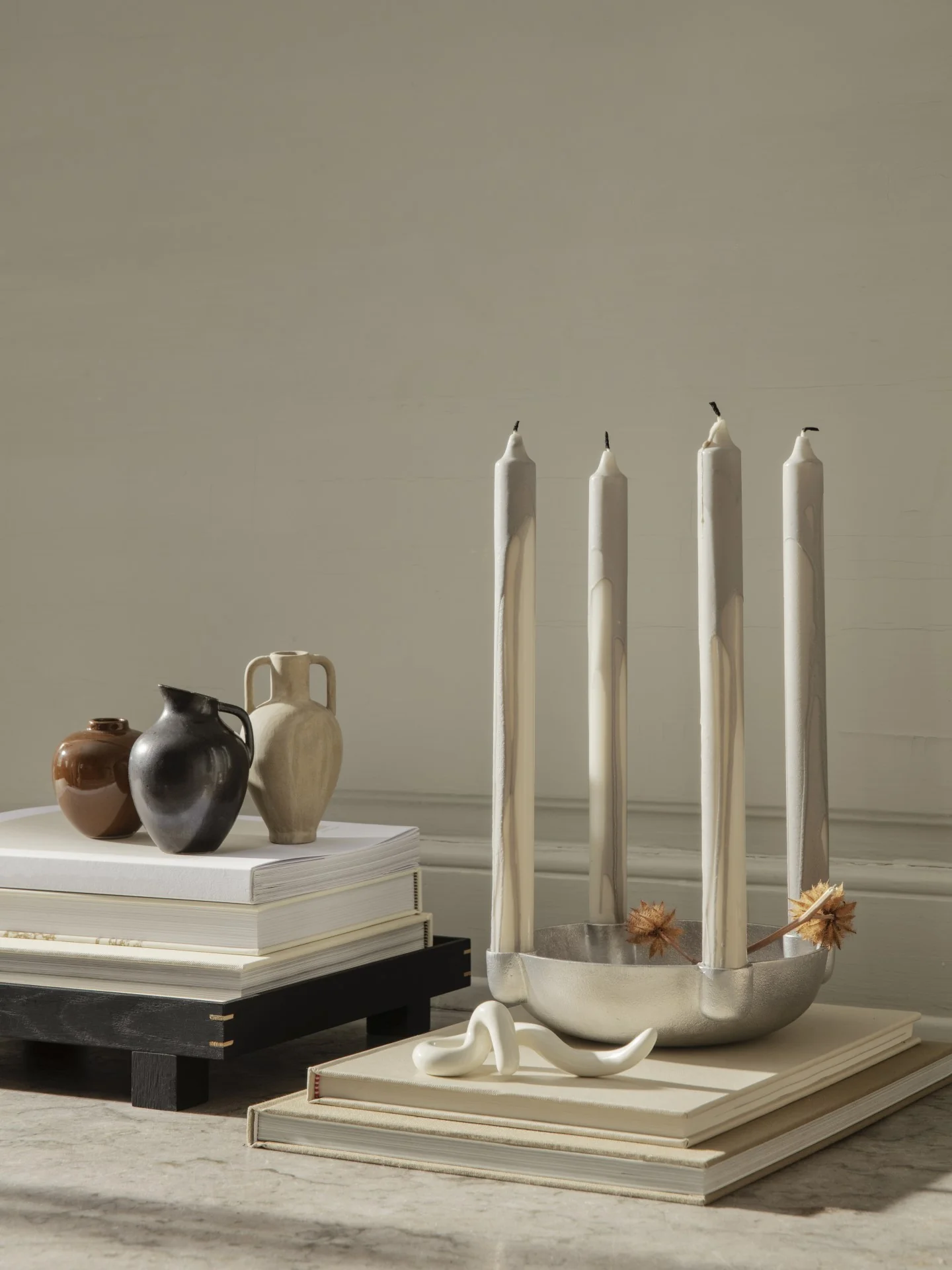 Bowl Candle Holder - Medium - Aluminium - Image 2