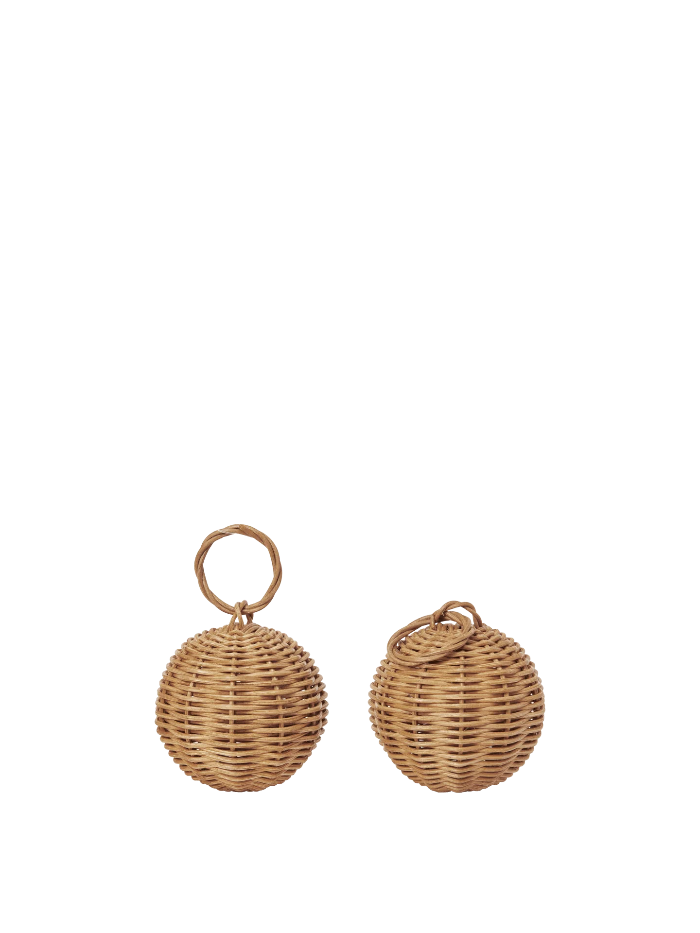 Braided Baubles - Set of 2 - Natural