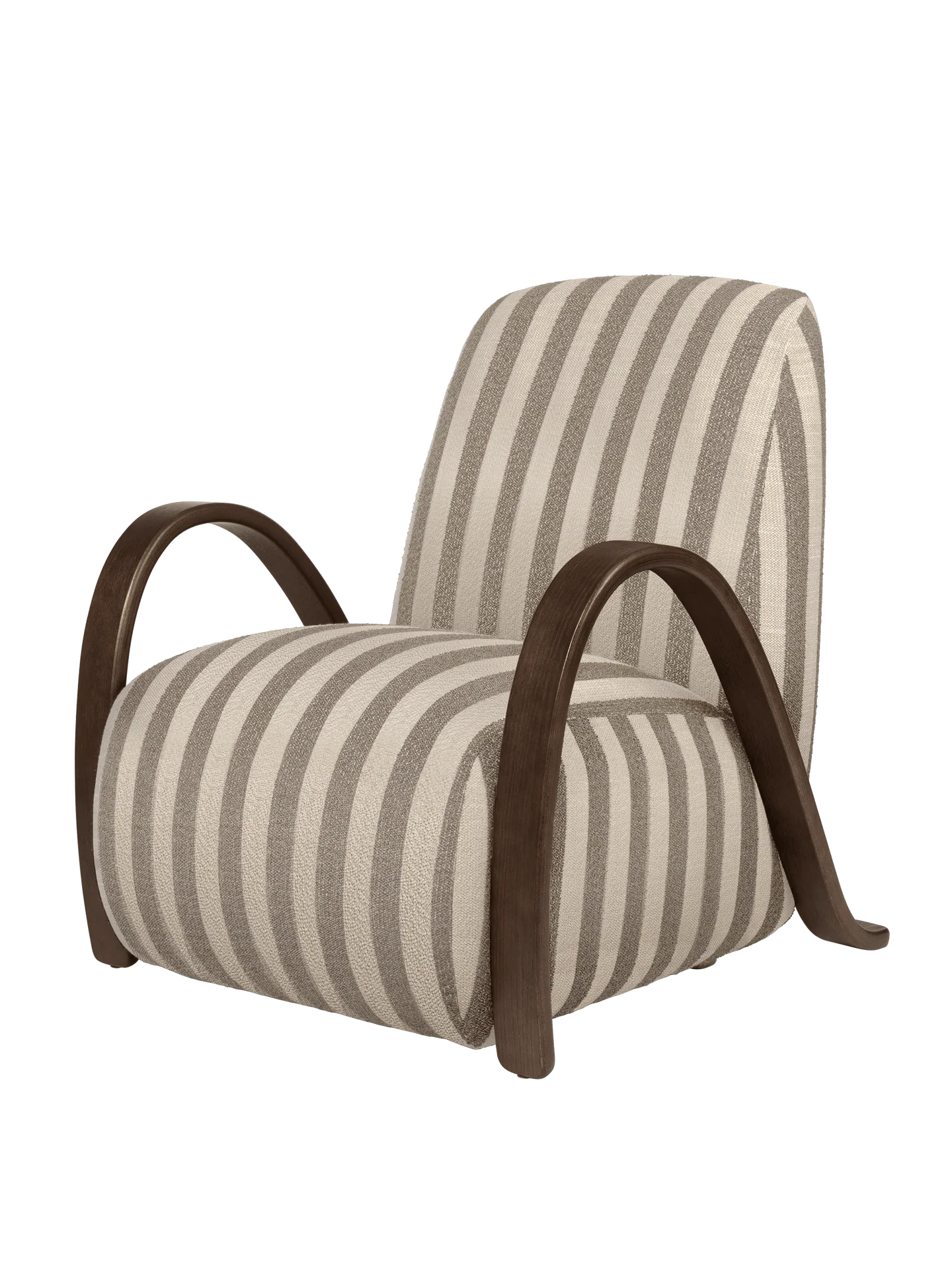 Buur Lounge Chair - Louisiana - Sand/Off-White