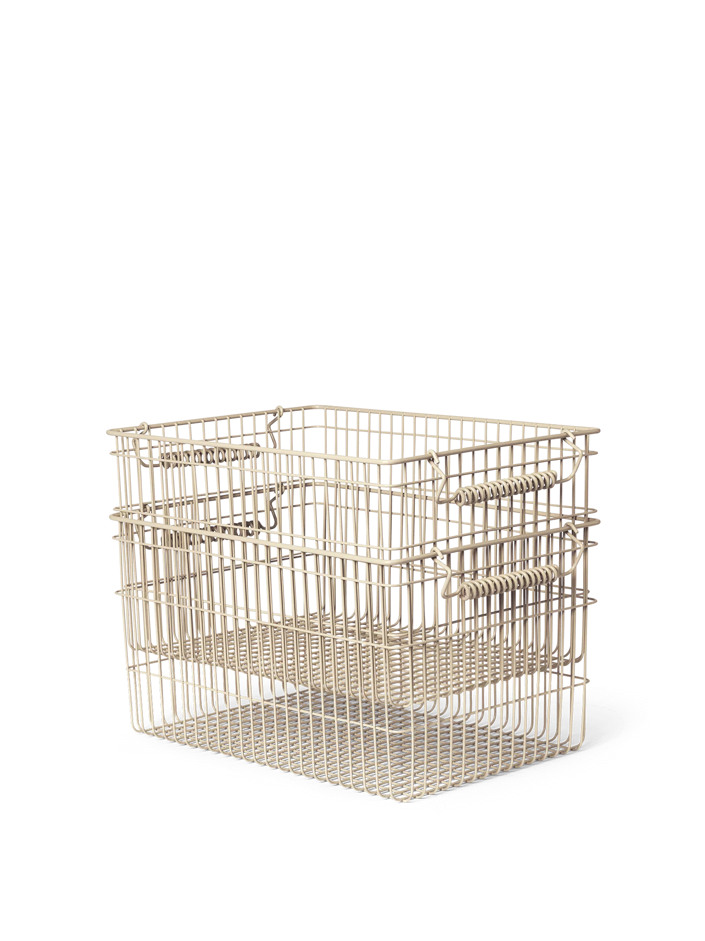 Cala Stackable Baskets - Set of 2 - Cashmere - Image 6