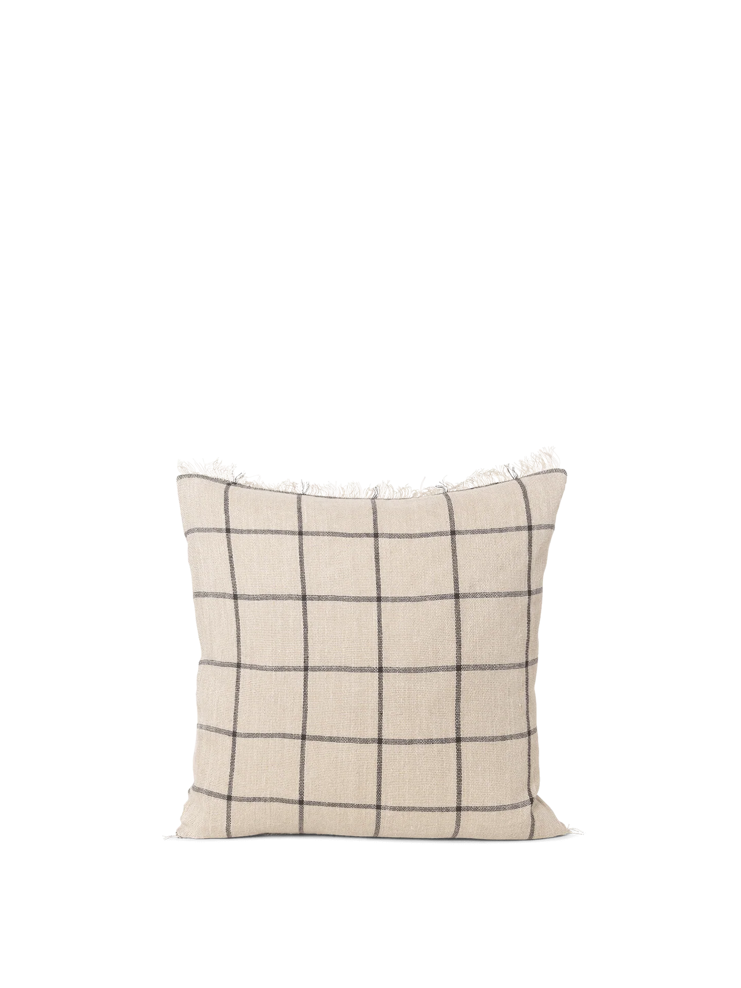 Calm Cushion - Camel/Black
