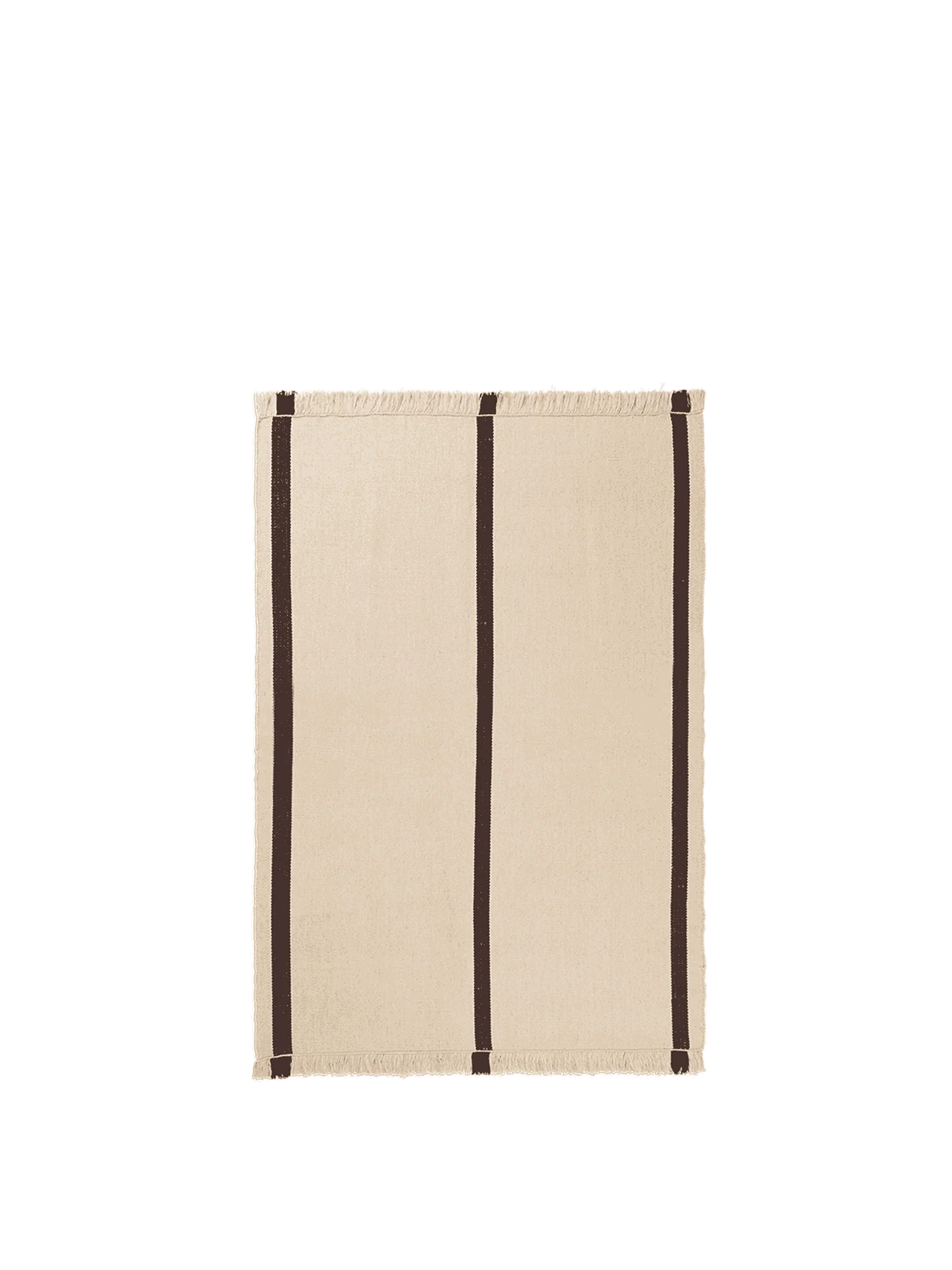Calm Kelim Rug - Off-White/Coffee