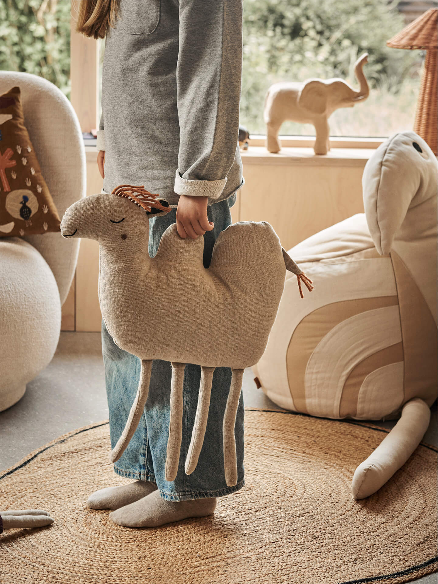 Camel Cushion - Natural - Image 2