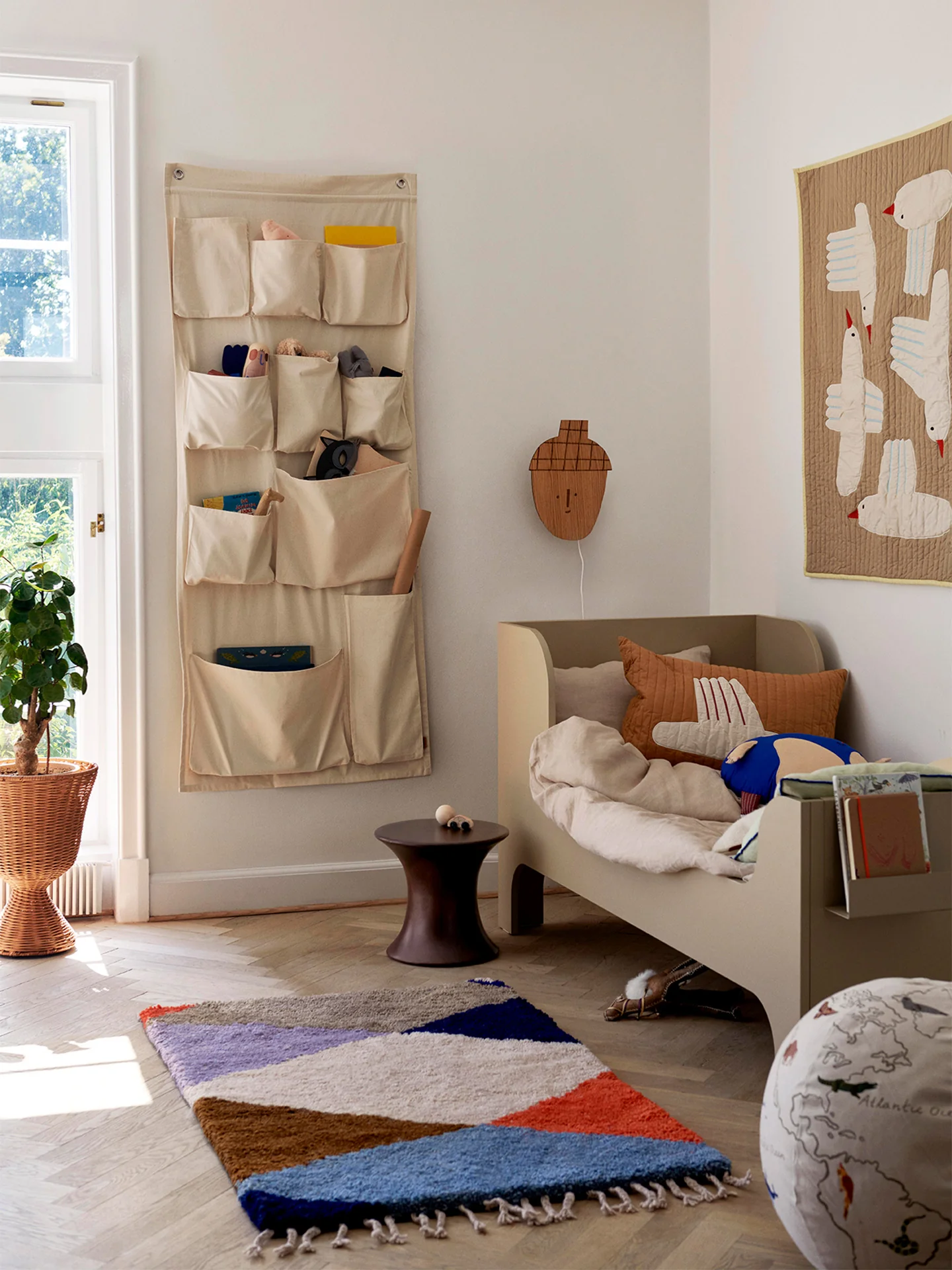 Canvas XL Wall Pockets - Off-white - Image 2