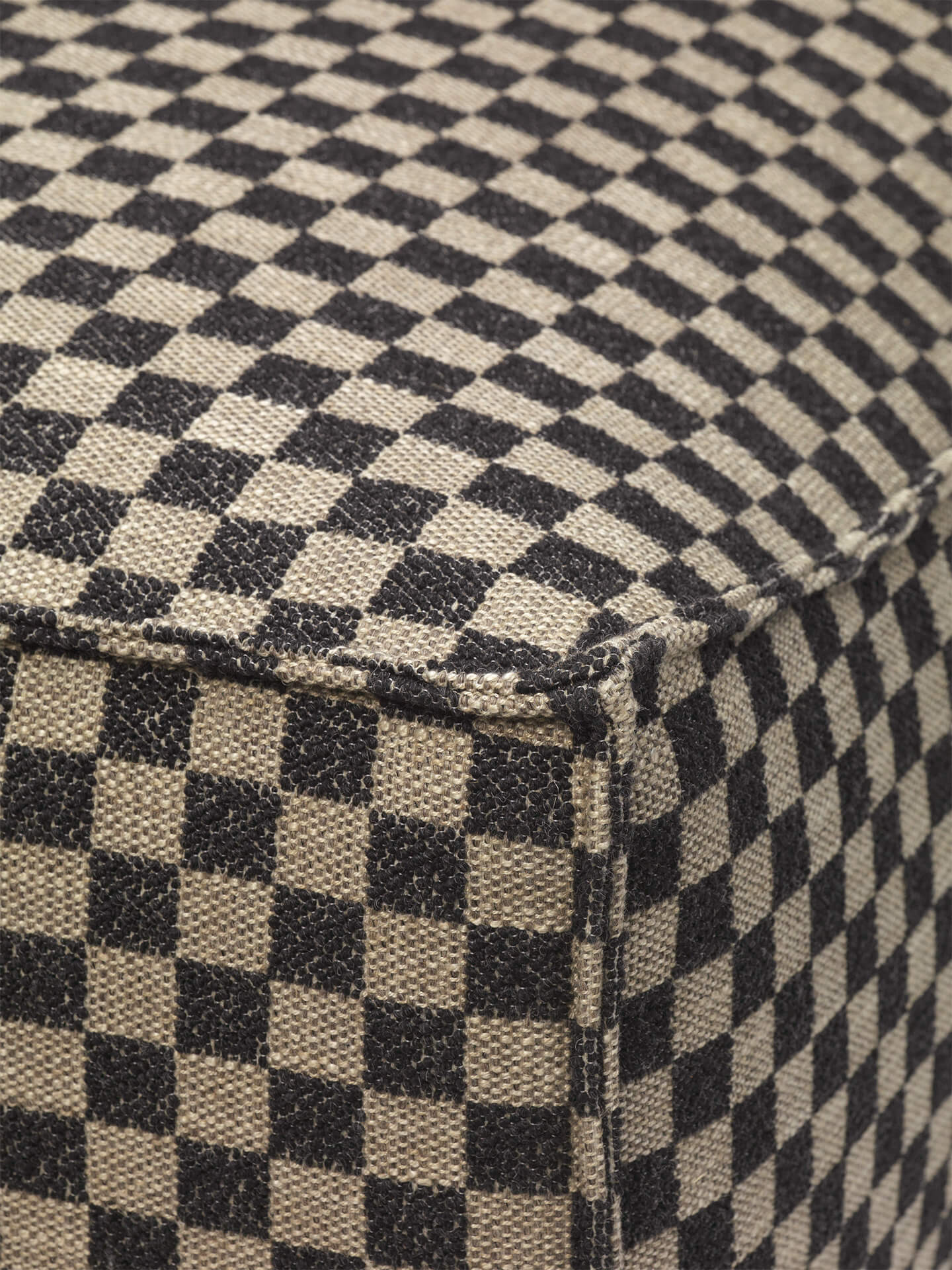 Catena Sofa Center L100 - Check - Sand/Black - Image 3