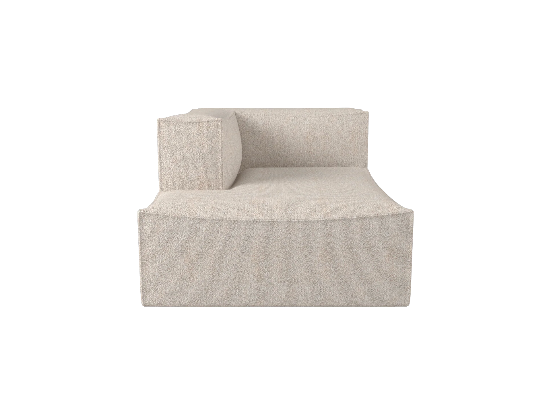 Catena Sofa Chaise Longue Left L600 - Soft Bouclé - Natural