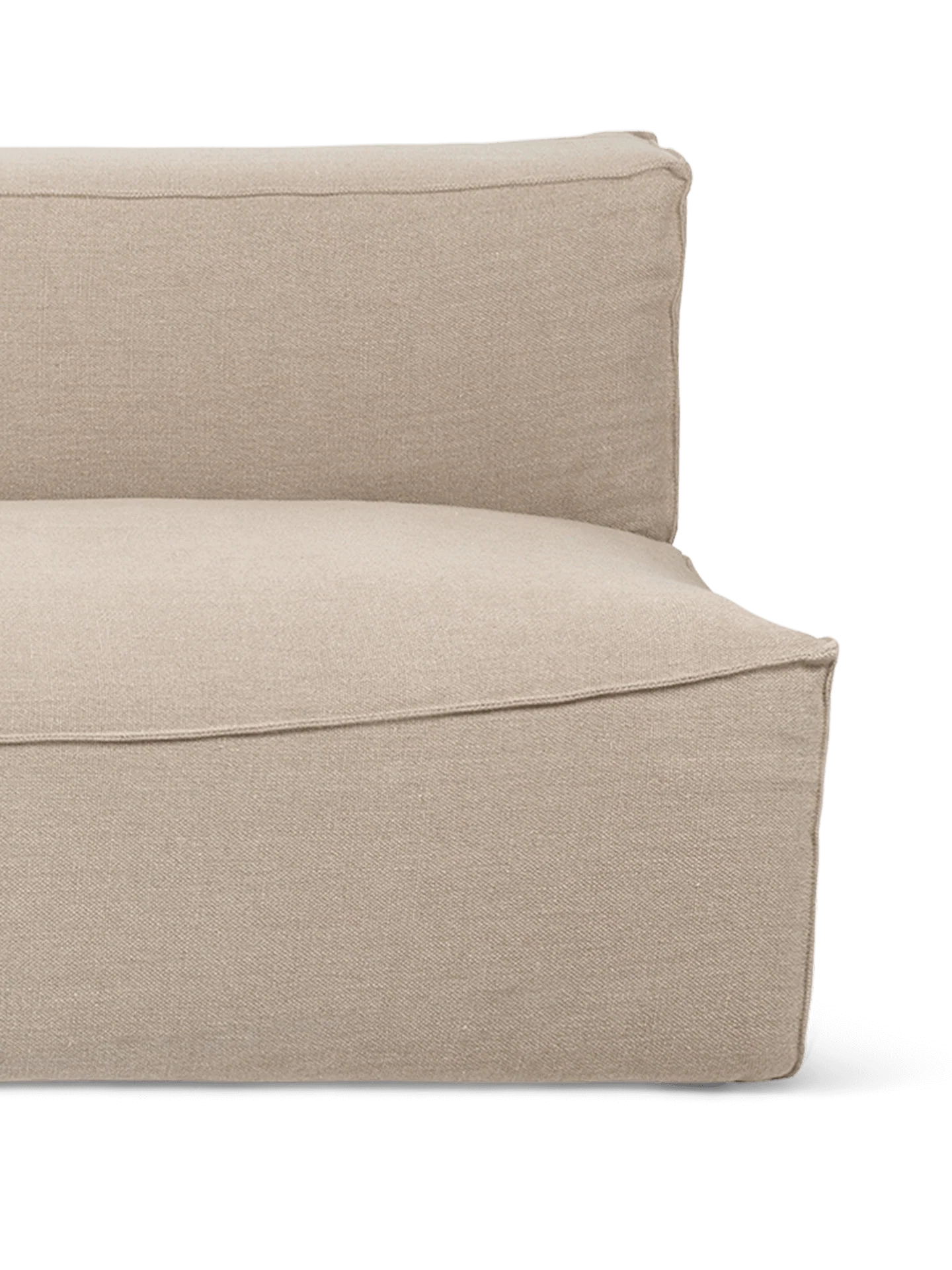 Catena Sofa Open End Left L300 - Rich Linen - Natural - Image 3