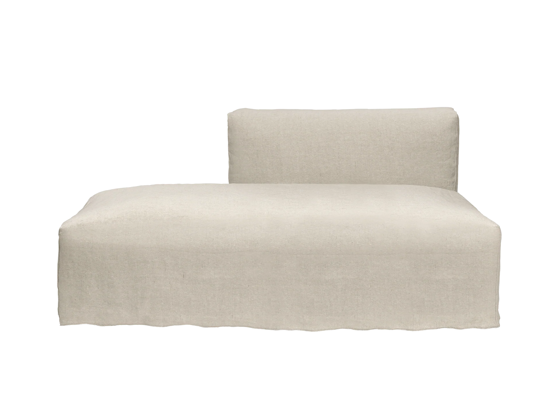 Catena Sofa Open End Left L300 - Loose Drape - Natural