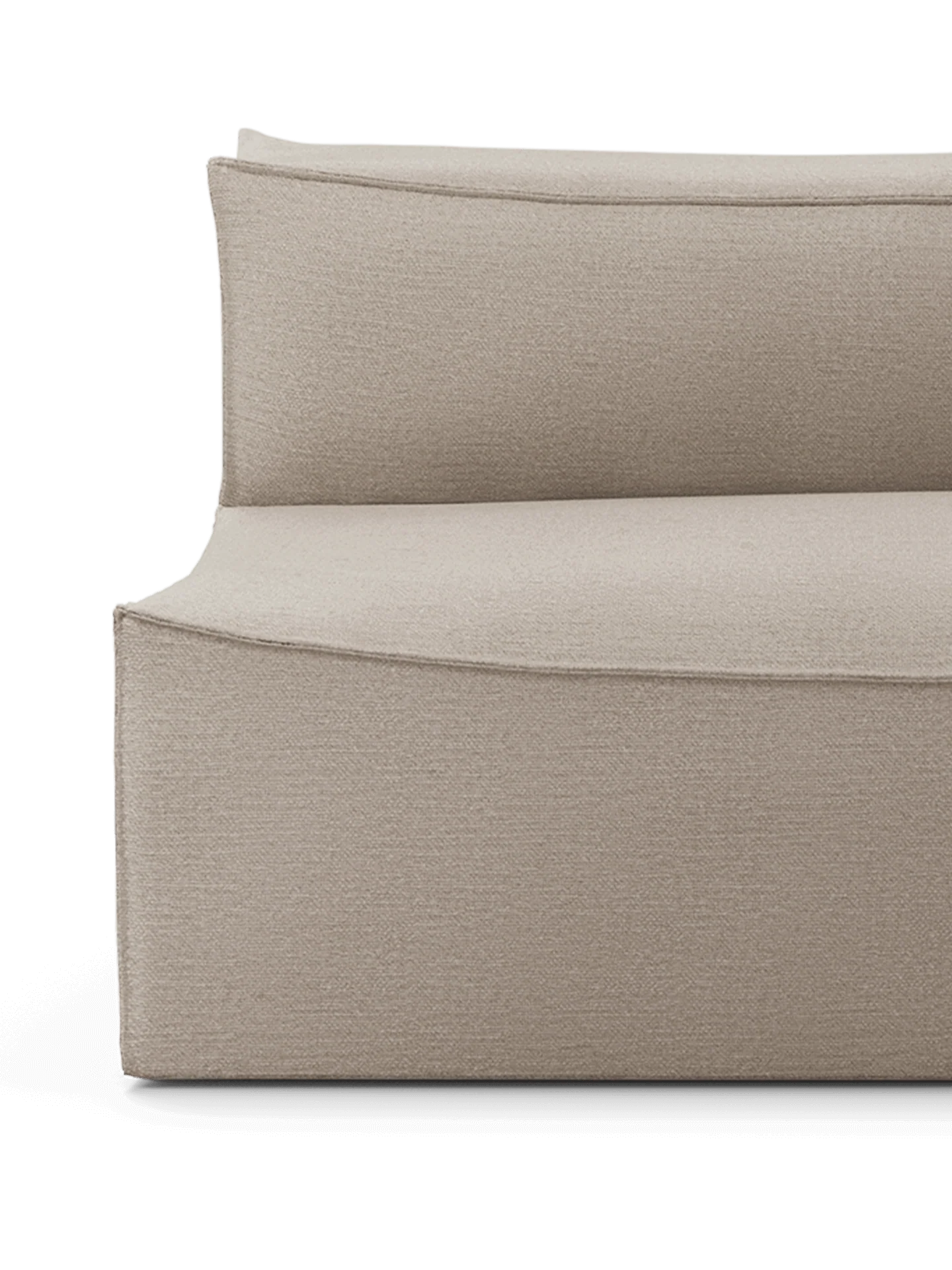 Catena Sofa Open End Right L301 - Cotton Linen - Natural - Image 2