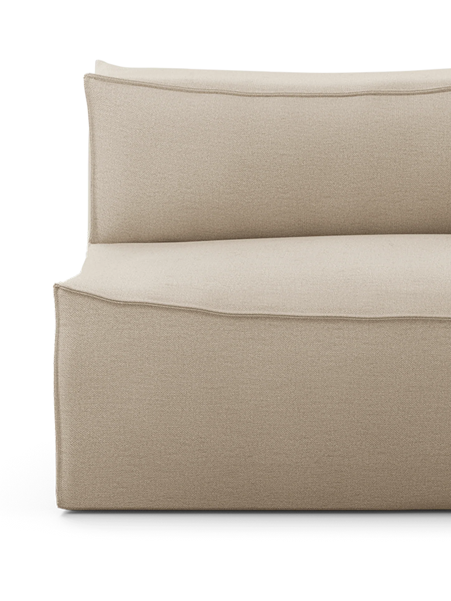 Catena Sofa Open End Right S301 - Rich Linen - Natural - Image 2