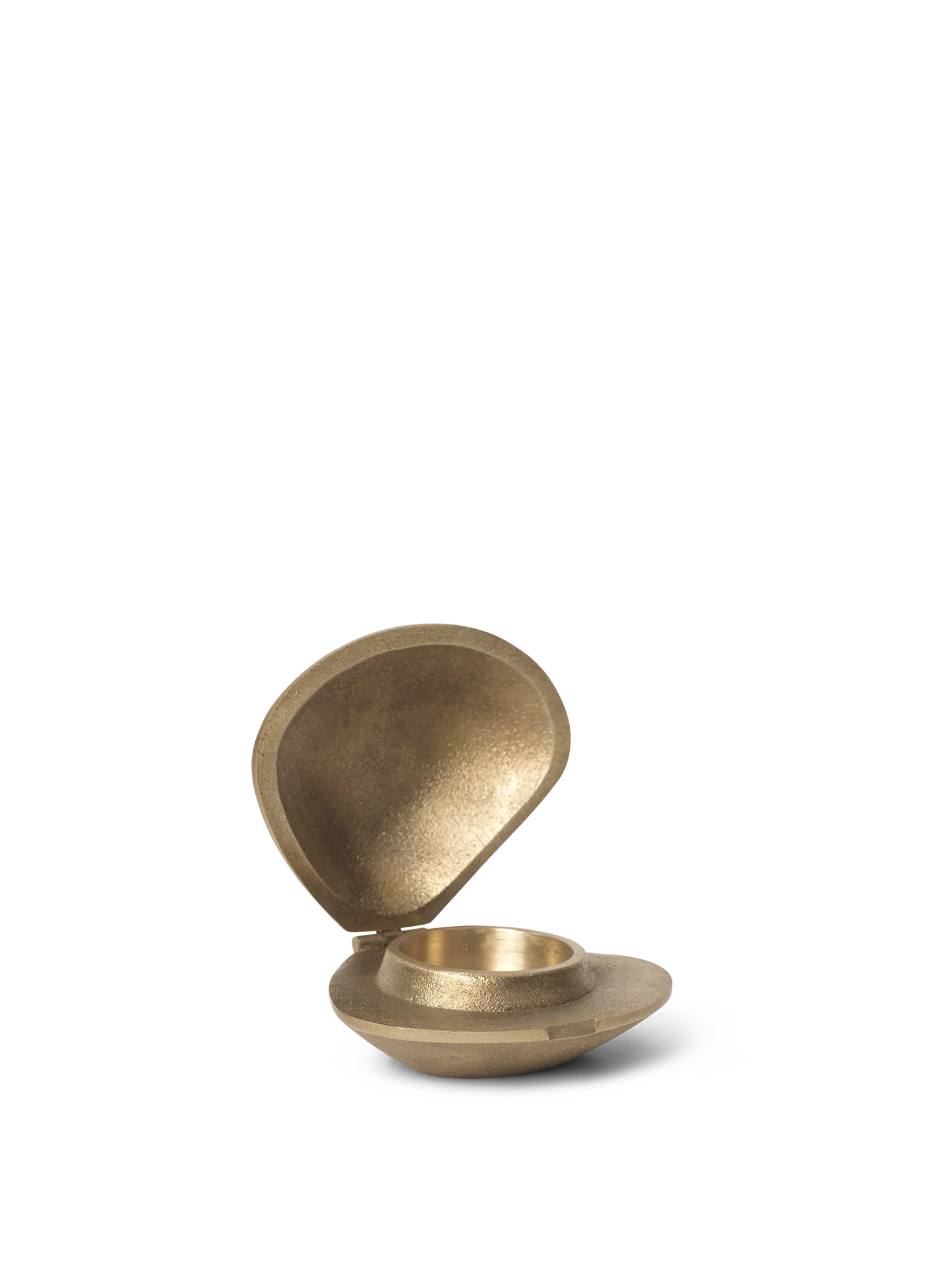 Clam Candle Holder - Brass - Image 3