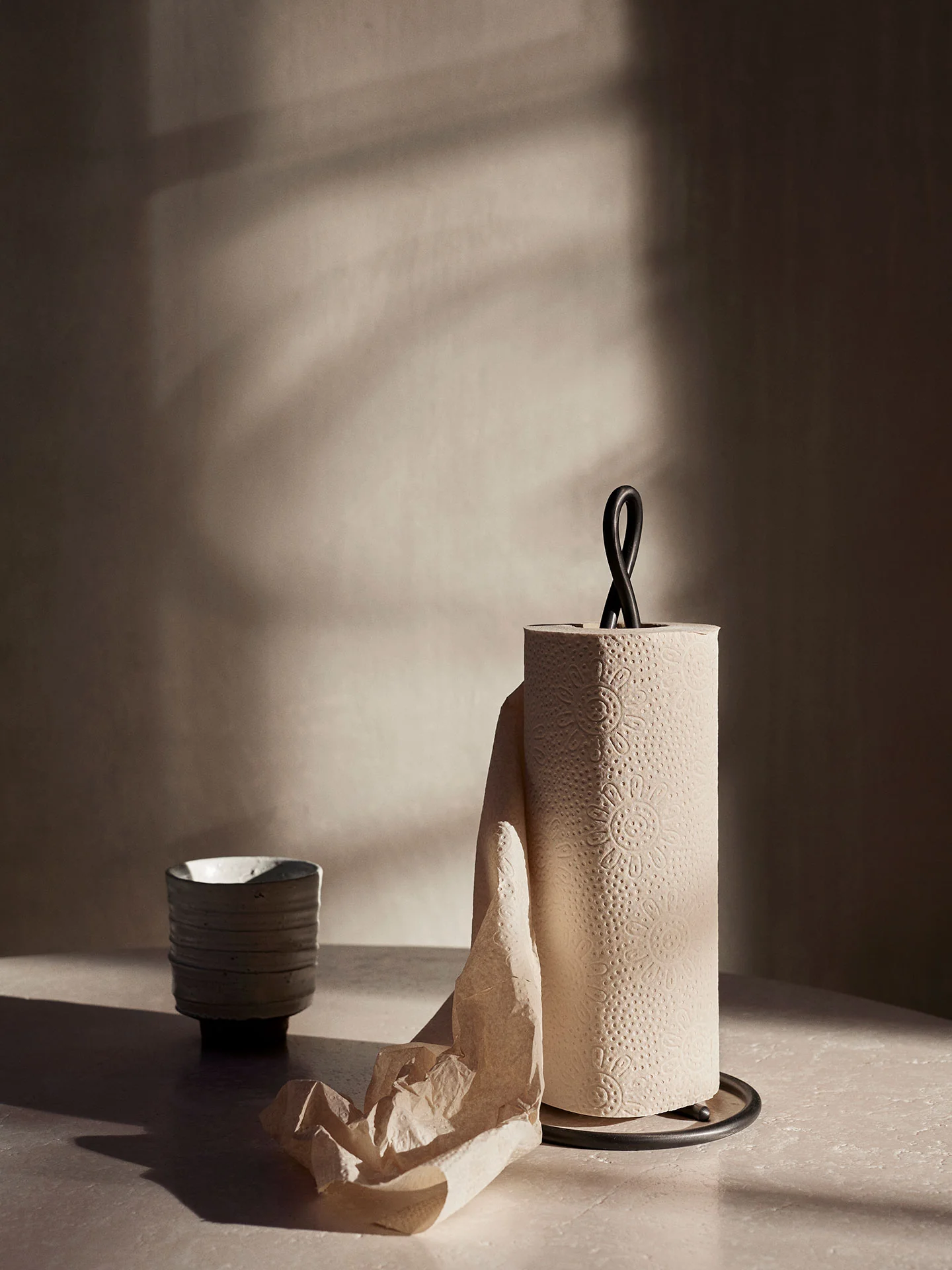 Curvature Paper Towel Holder - Black Brass - Image 2