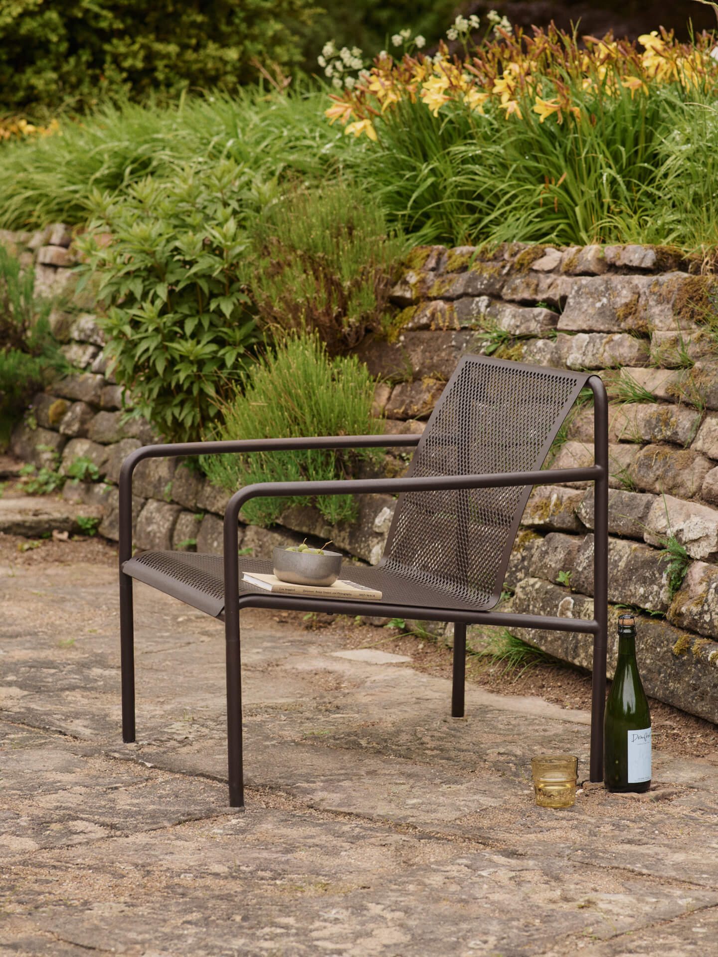 Dapple Lounge Chair with Arms - Dark Chocolate - Image 3