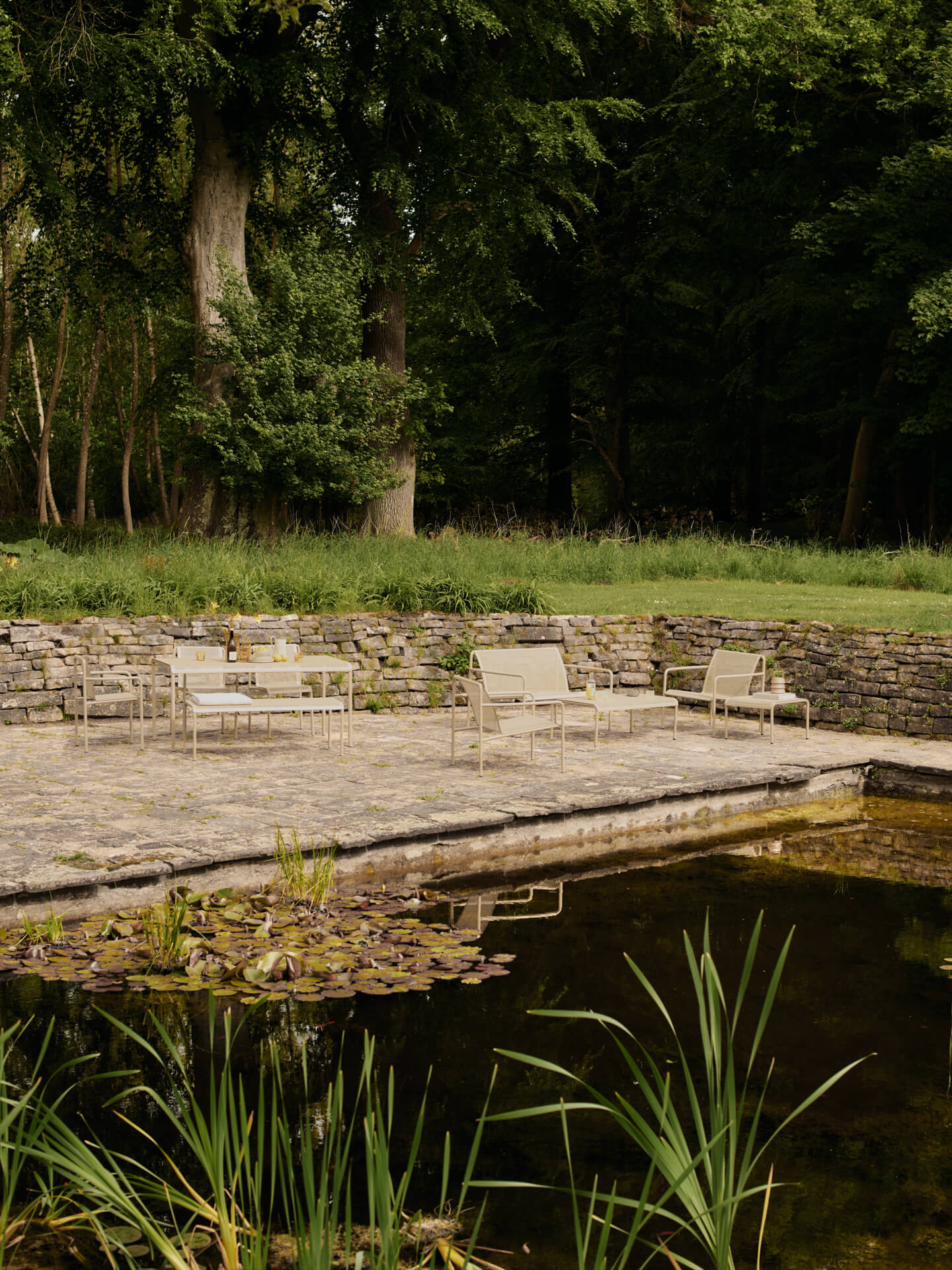 Dapple Low Table - 57 x 57 - Cashmere - Image 4