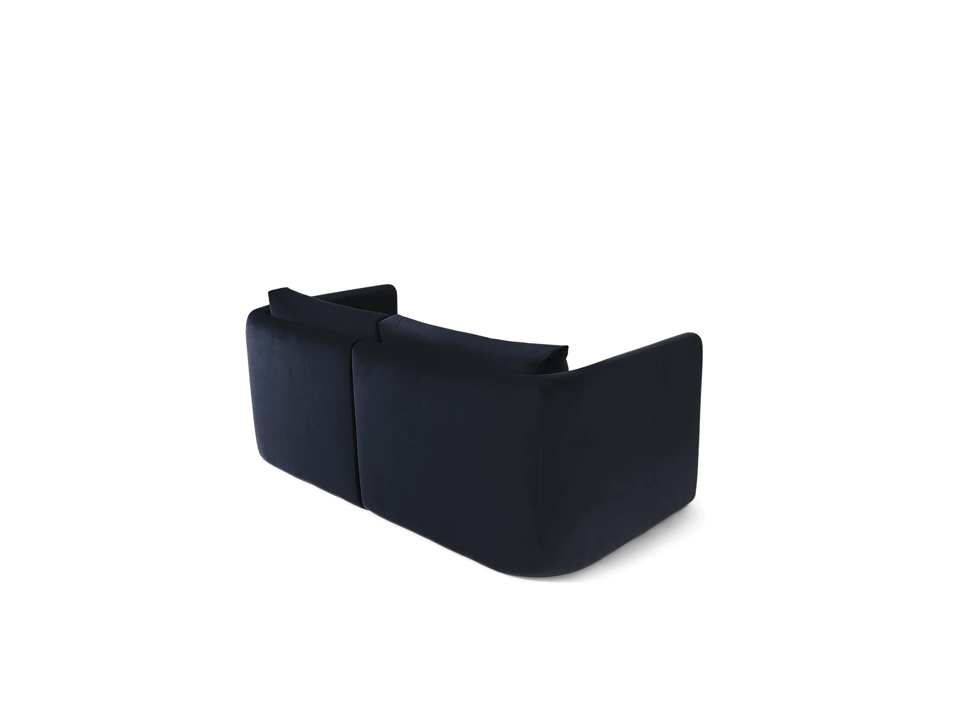 Dase Sofa Armrest Right - Rich Velvet - Navy - Image 4