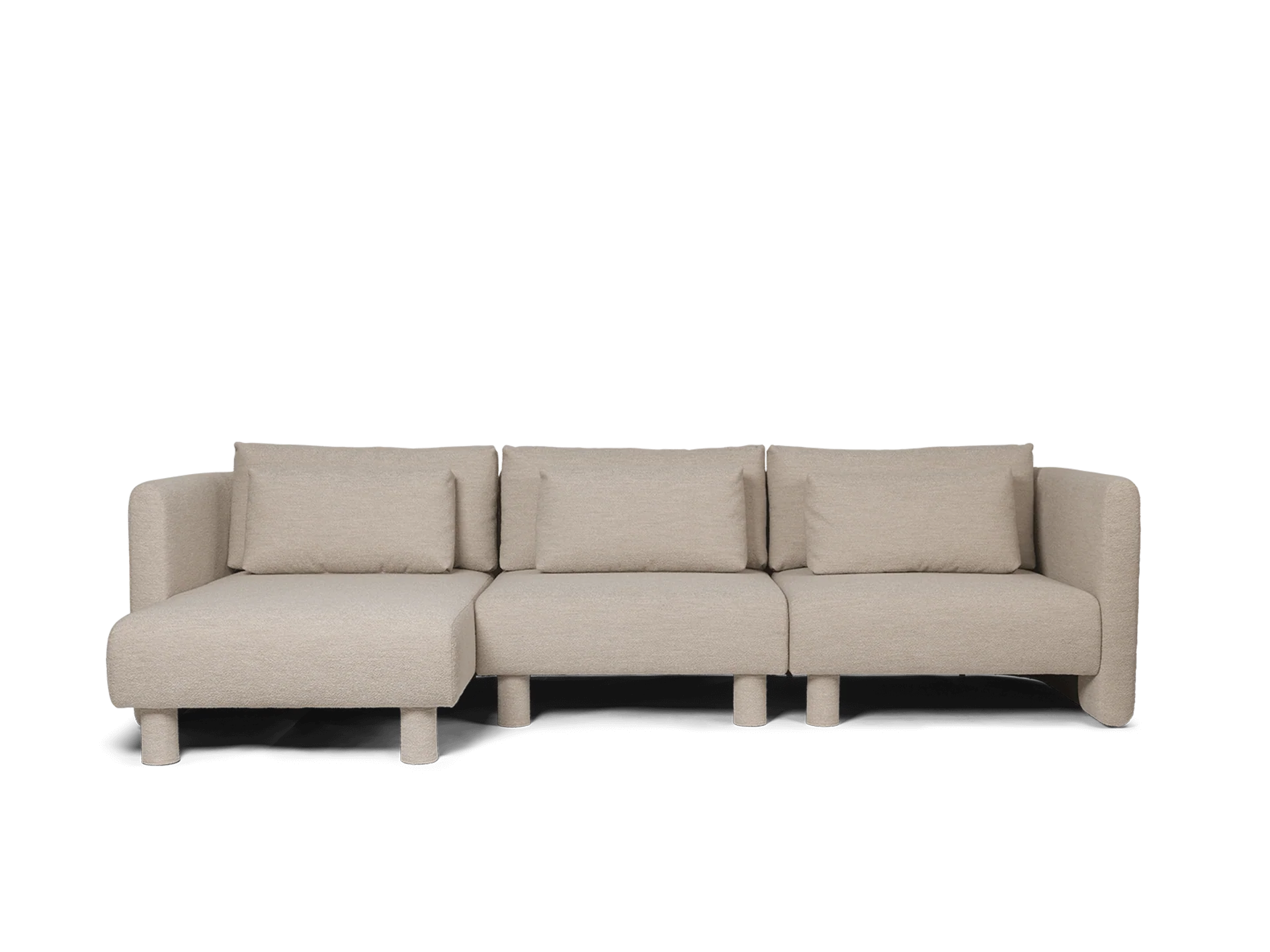 Dase Sofa Center - Soft Bouclé - Natural - Image 7