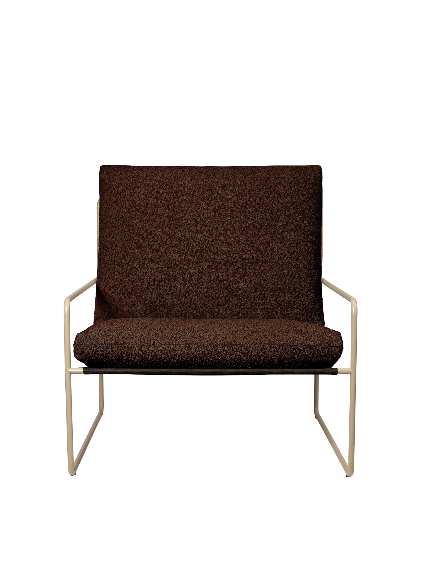 Desert 1-seater - Cashmere - Pure Bouclé - Chestnut - Image 3