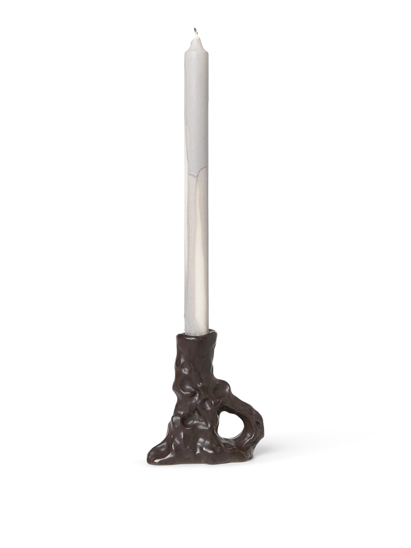 Dito Candle Holder - Single - Dark Brown - Image 4