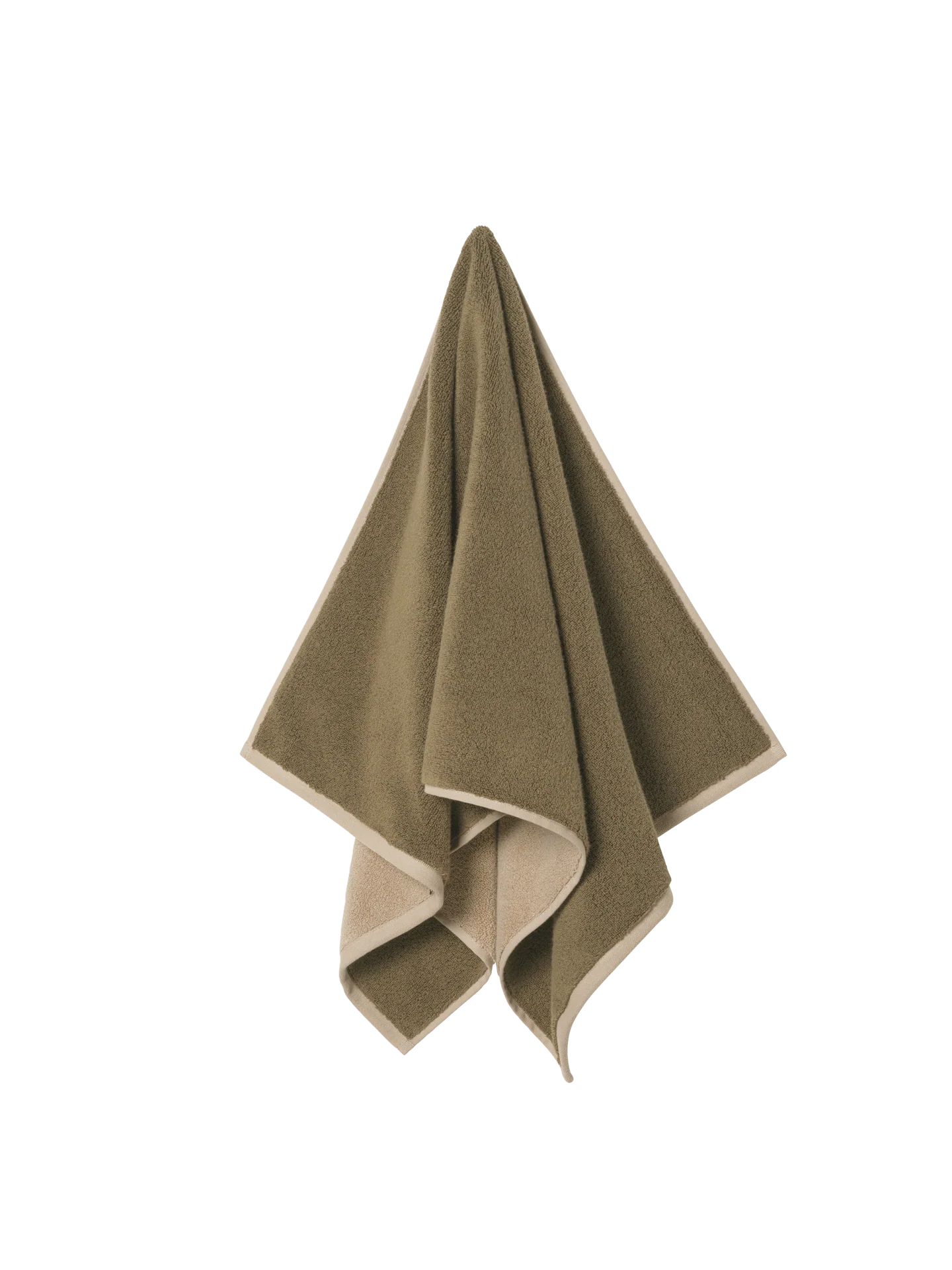 Ekko Bath Towel - Olive/Cashmere