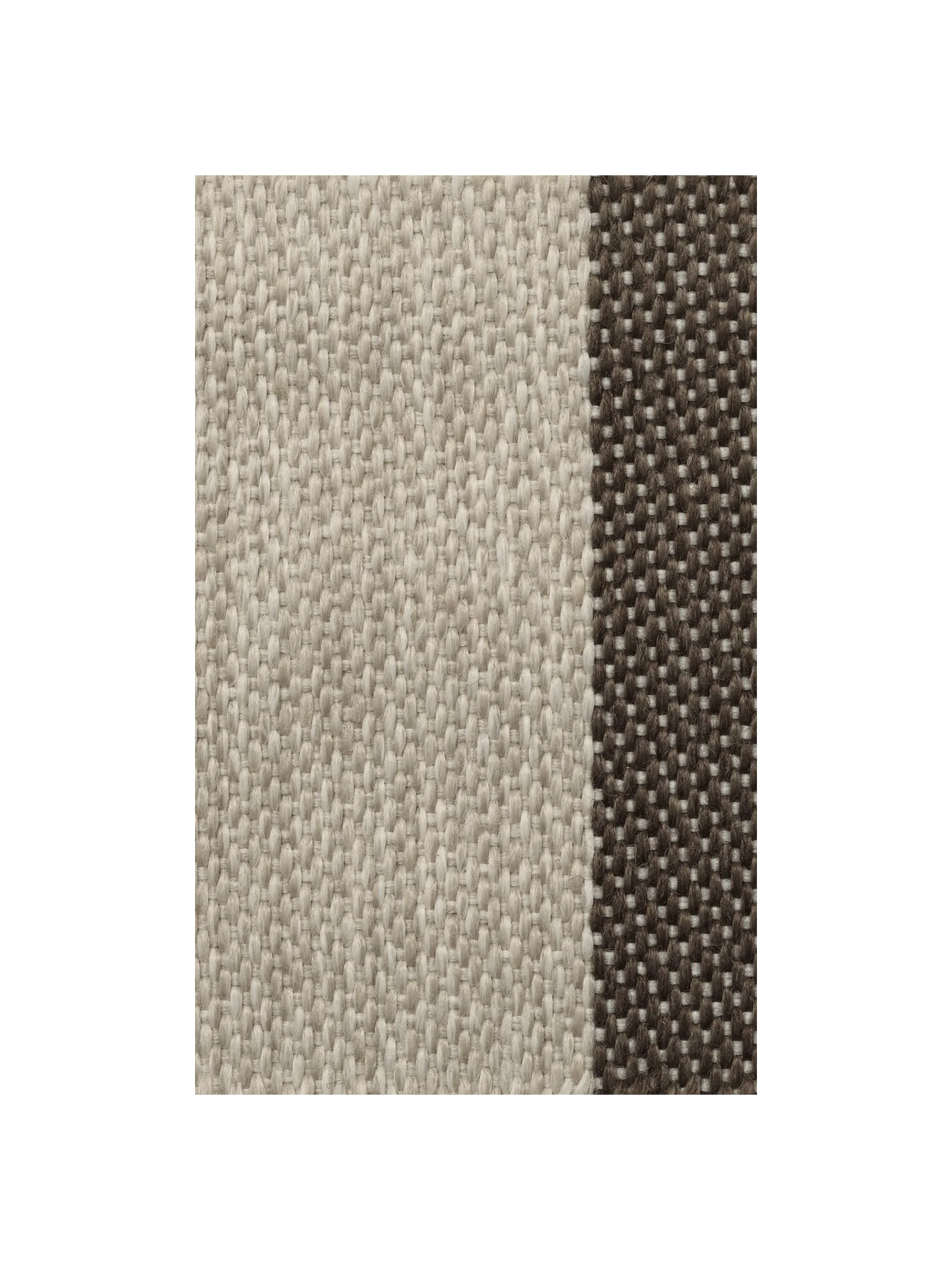 Fabric Sample - Desert Stripe - Chocolate