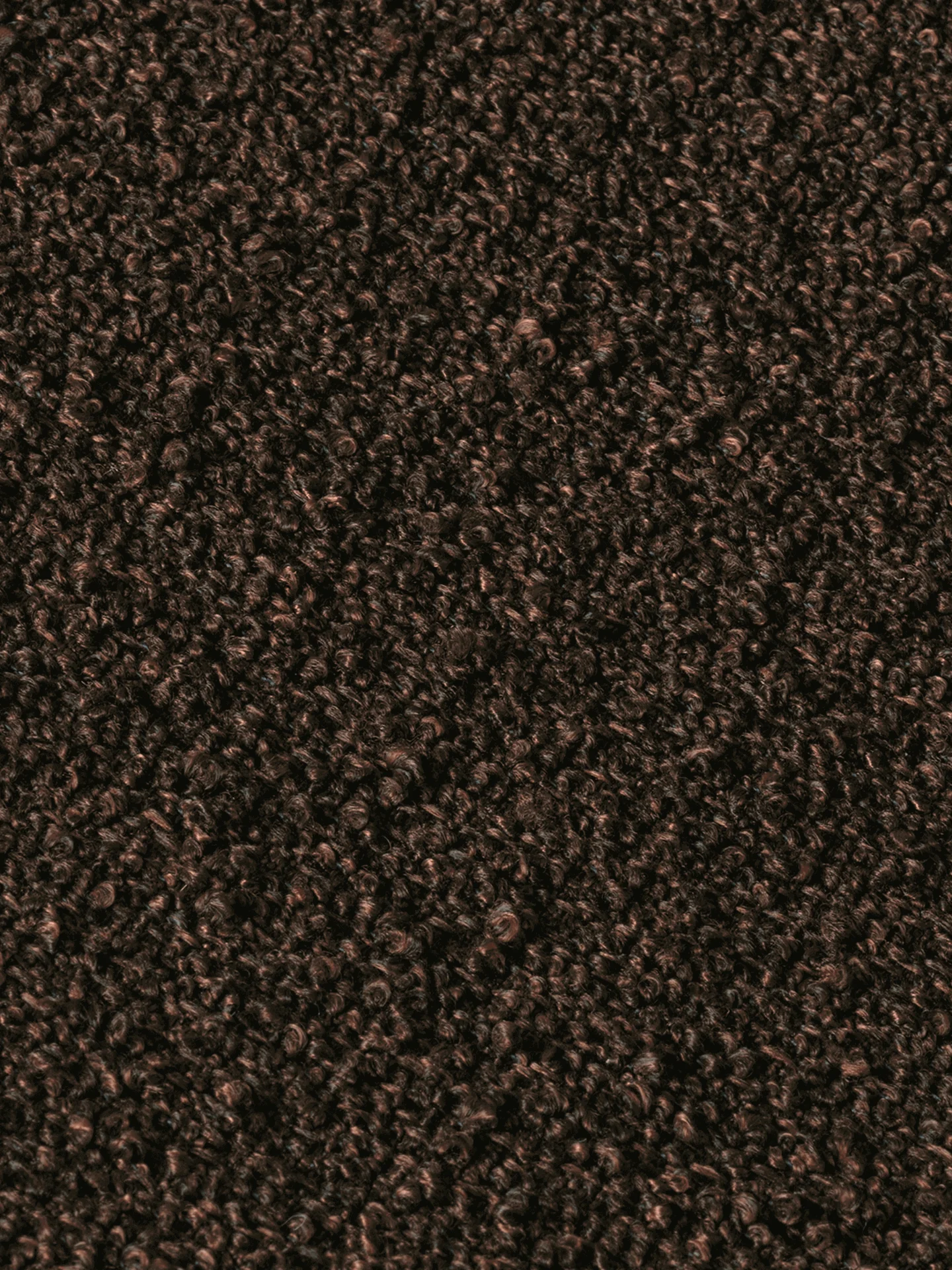 Fabric Sample - Pure Bouclé - Chestnut Brown - Image 2