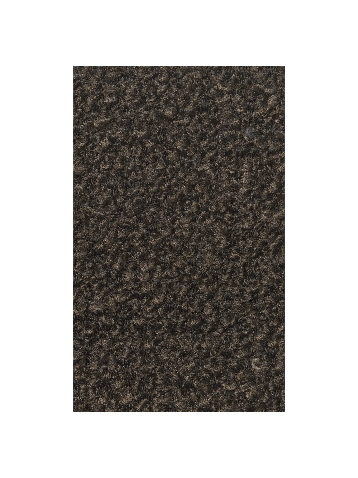 Fabric Sample - Soft Bouclé - Dark Brown