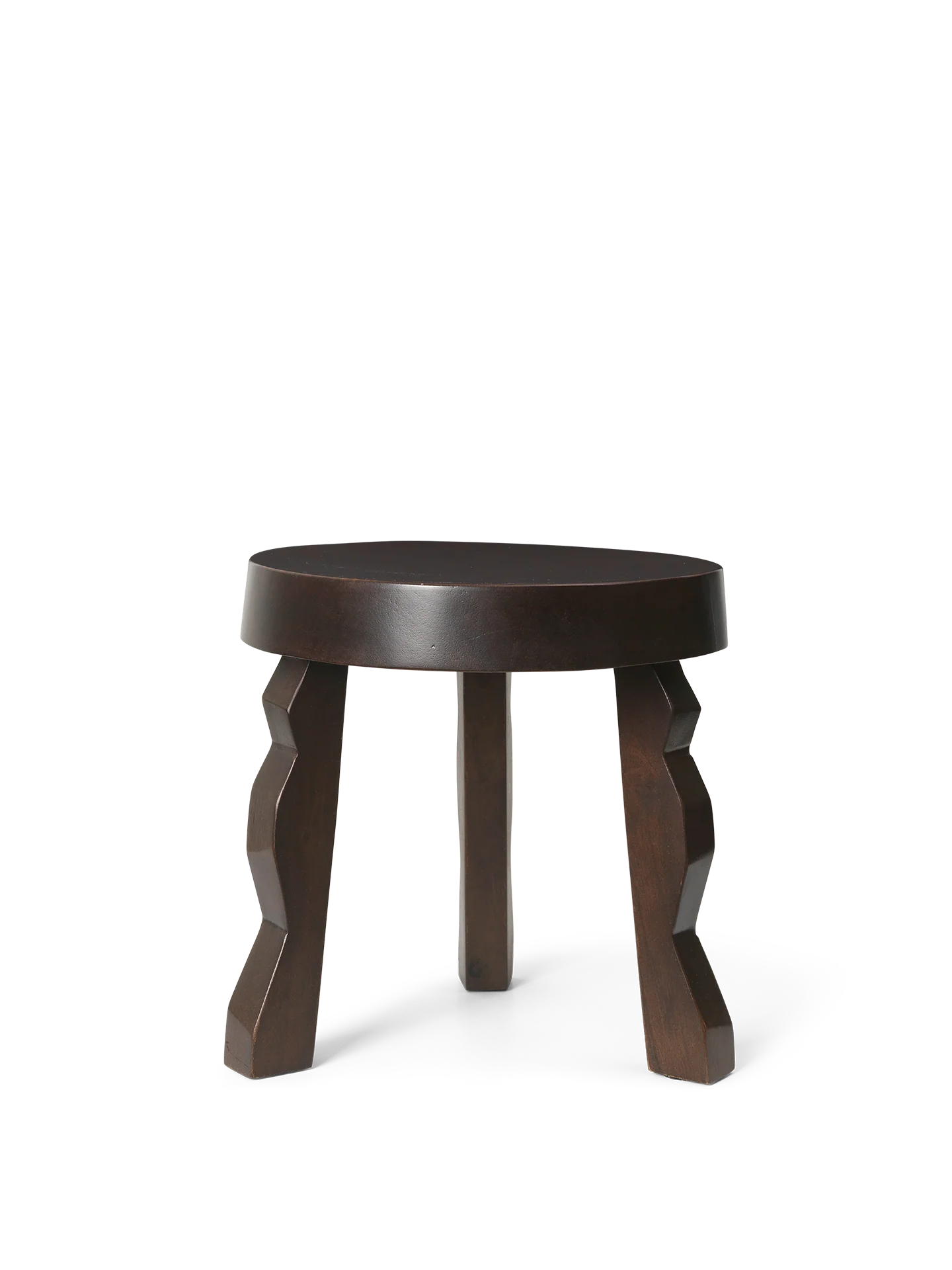 Faye Stool - Dark Stained Mango Wood