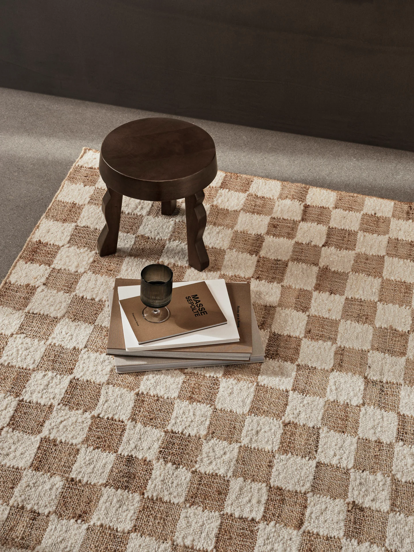 Faye Stool - Dark Stained Mango Wood - Image 3