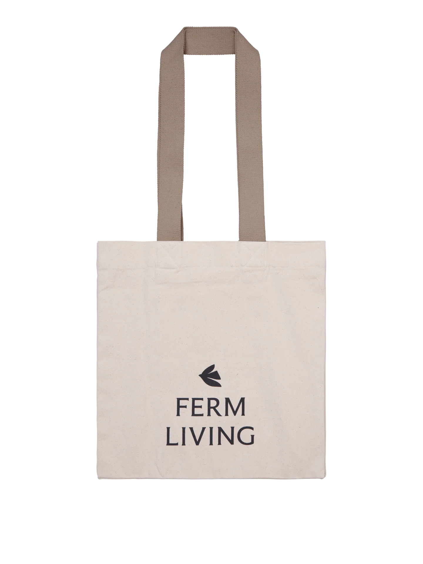 Ferm Living Everyday Tote Bag - Undyed/Dark Cashmere