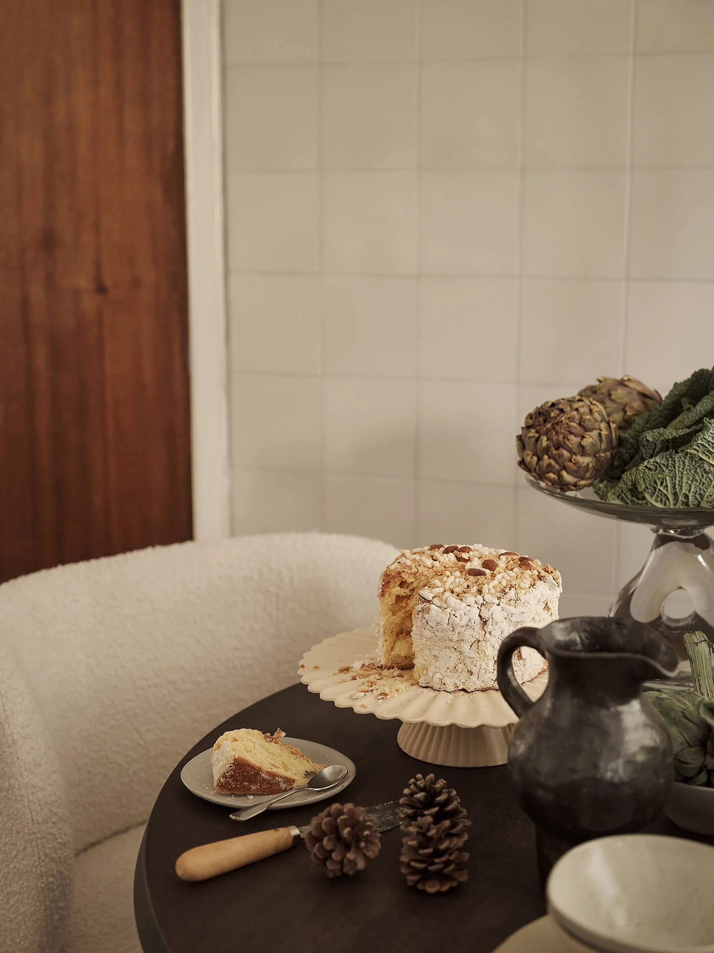 Fountain Cake Stand - Off-White - Image 5