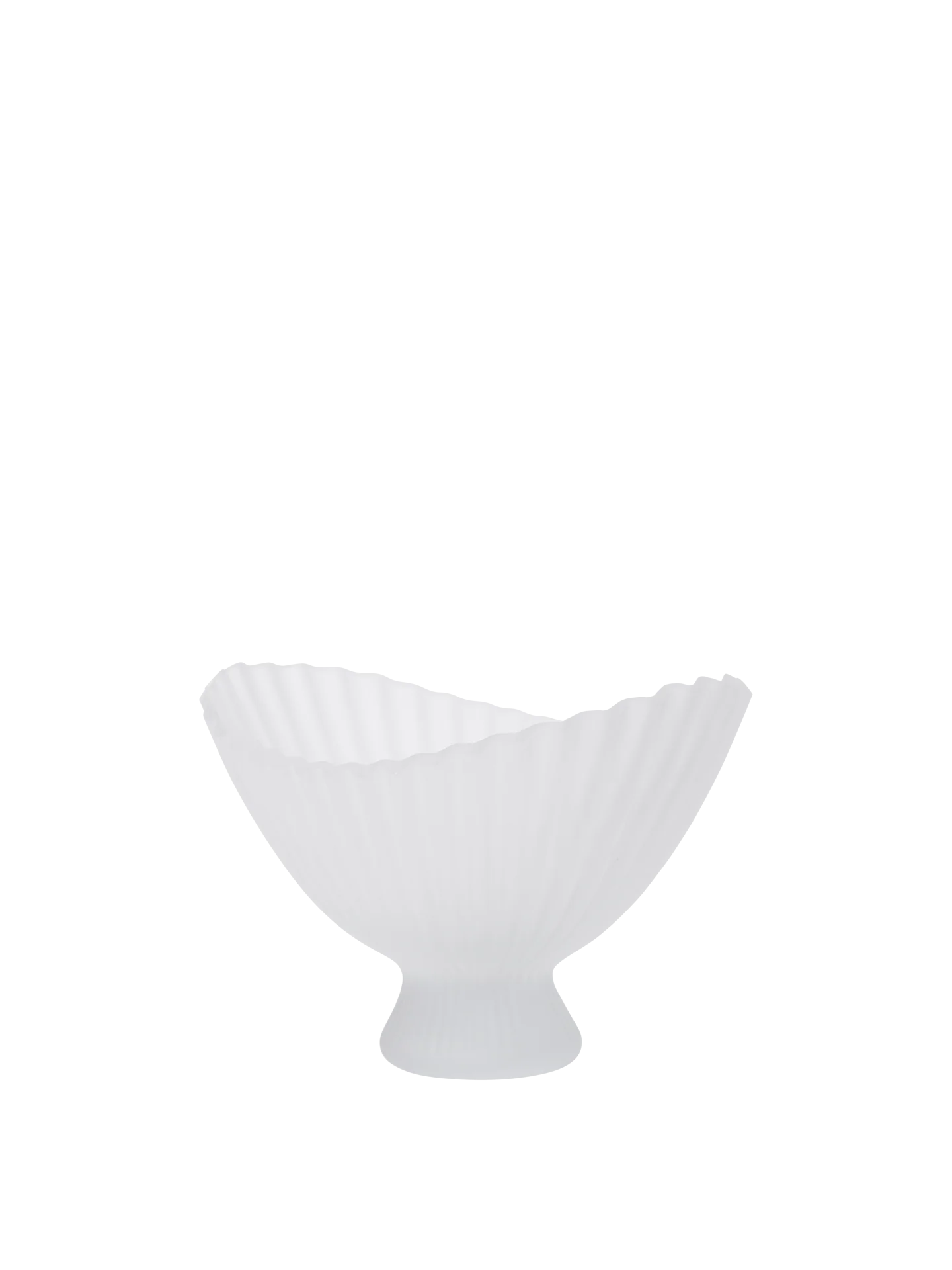 Fountain Glass Bowl - Large - Frosted - Image 4
