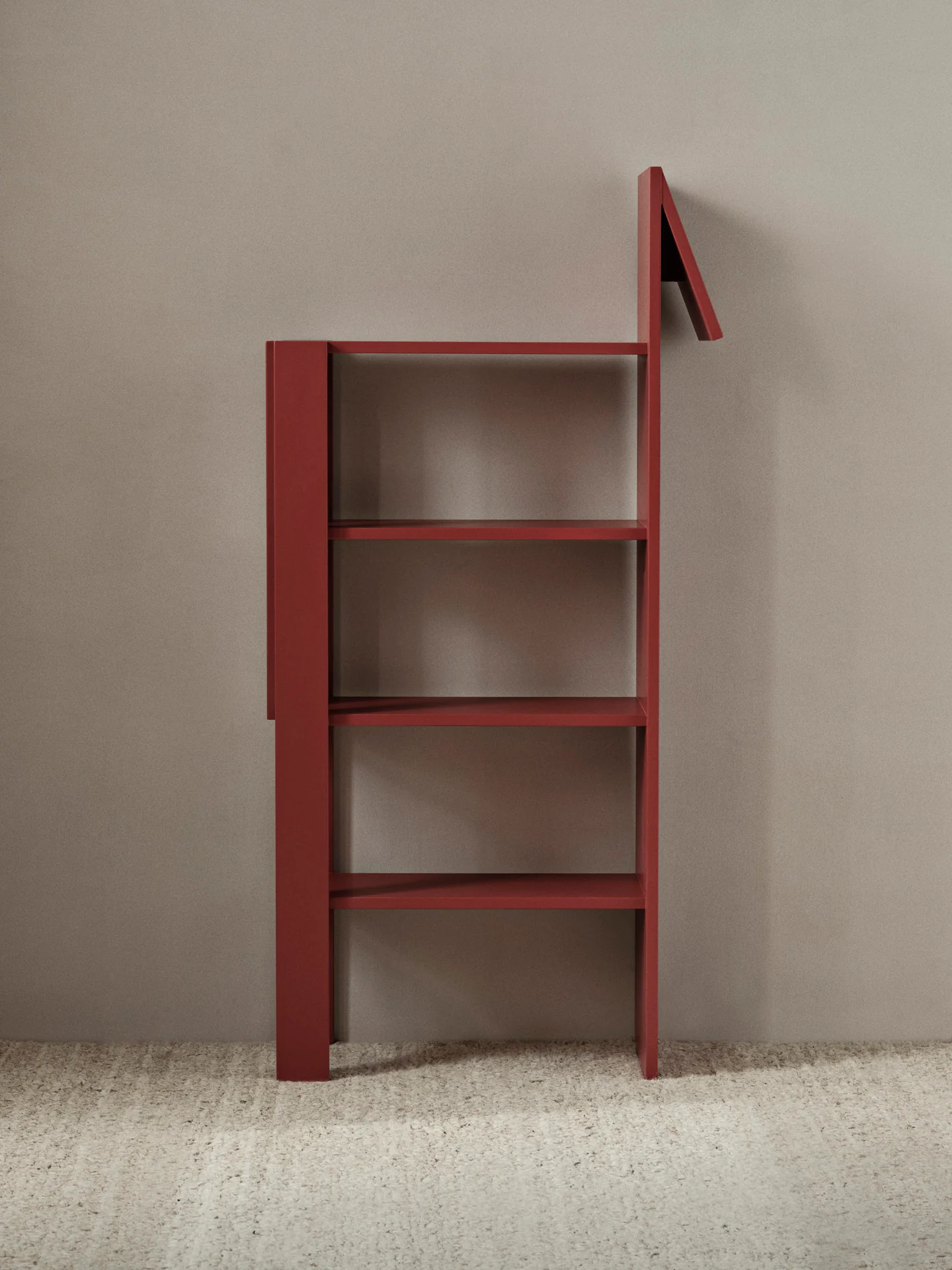 Giraffe Bookcase - Poppy Red - Image 2