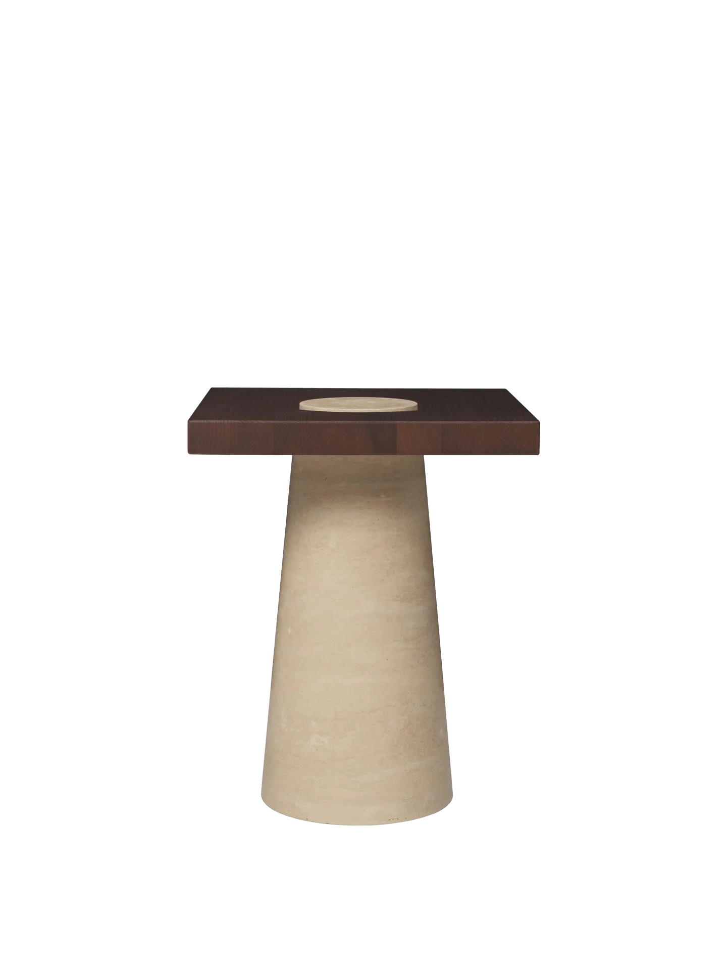 Grova Side Table - Travertine
