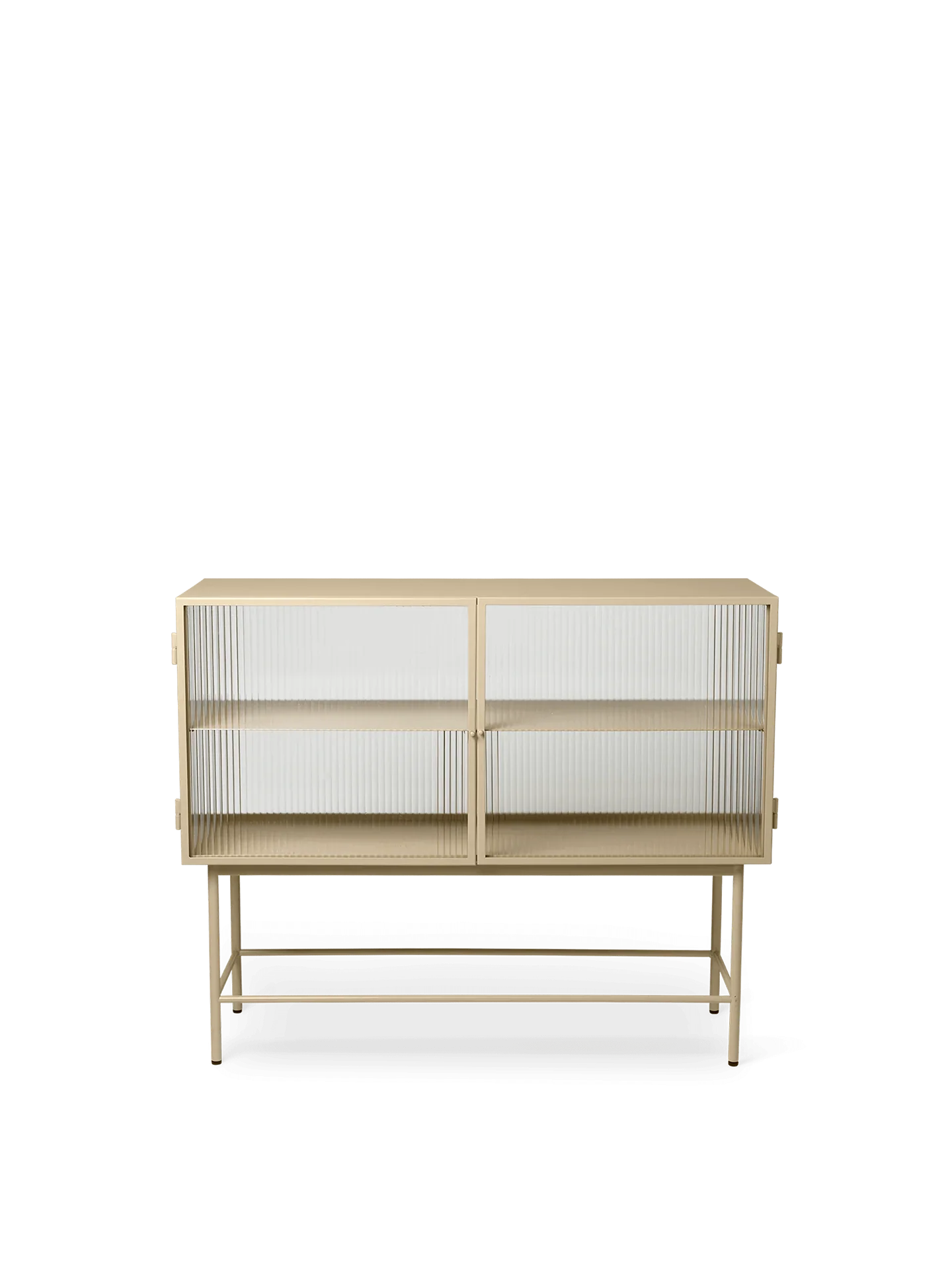 Haze Sideboard - Reeded Glass - Cashmere