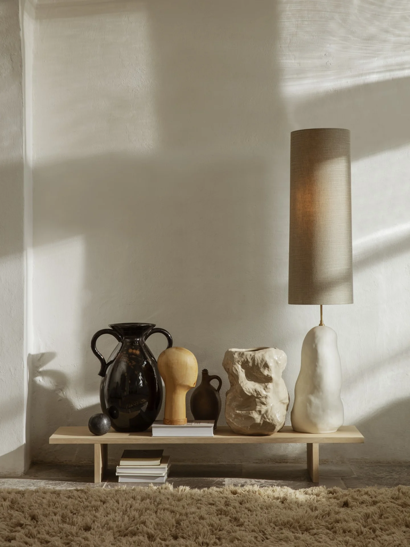 Hebe Lamp Base - Large - Off-White - Image 2