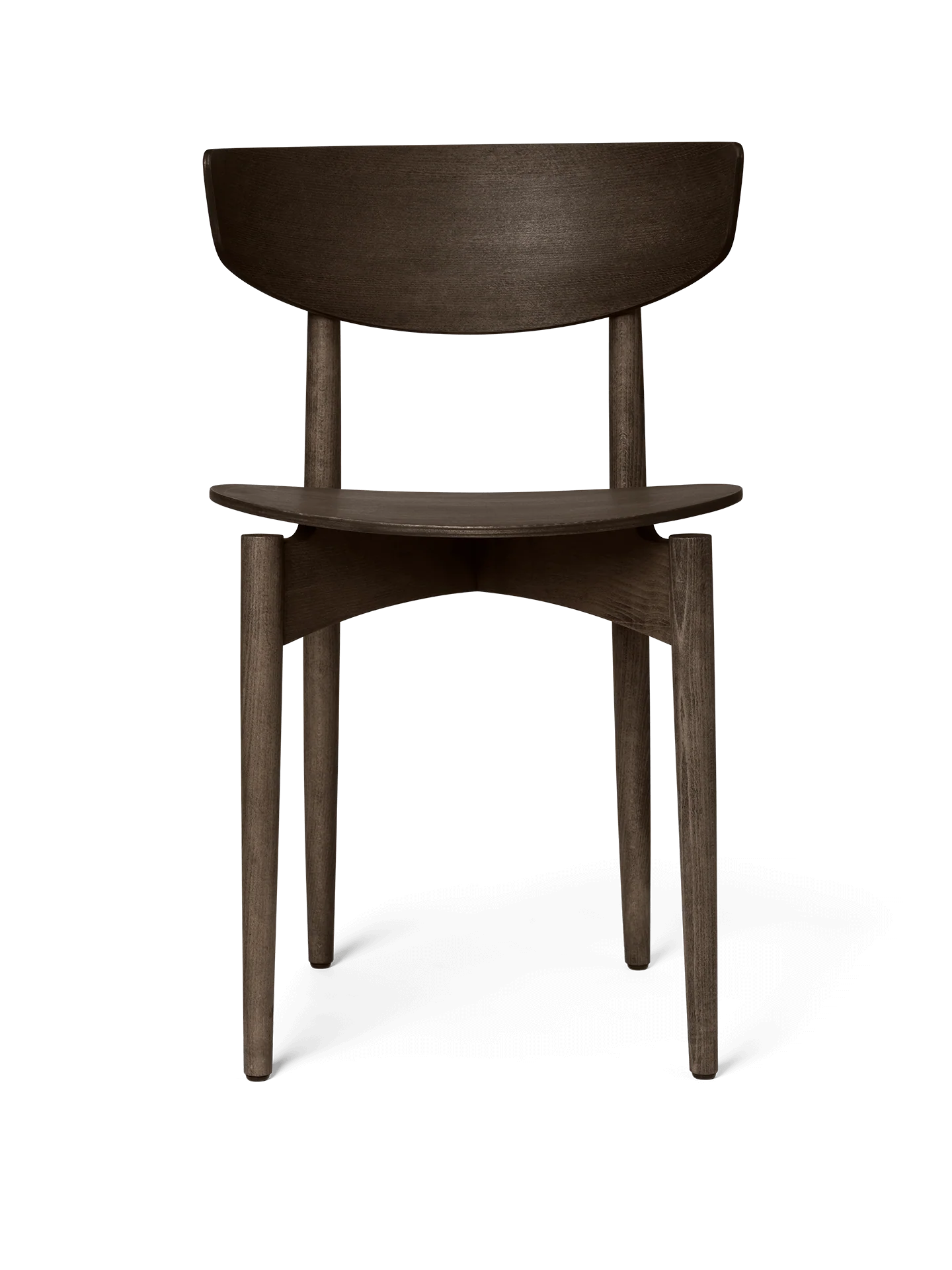 Herman Dining Chair - Wood - Dark Stained Beech
