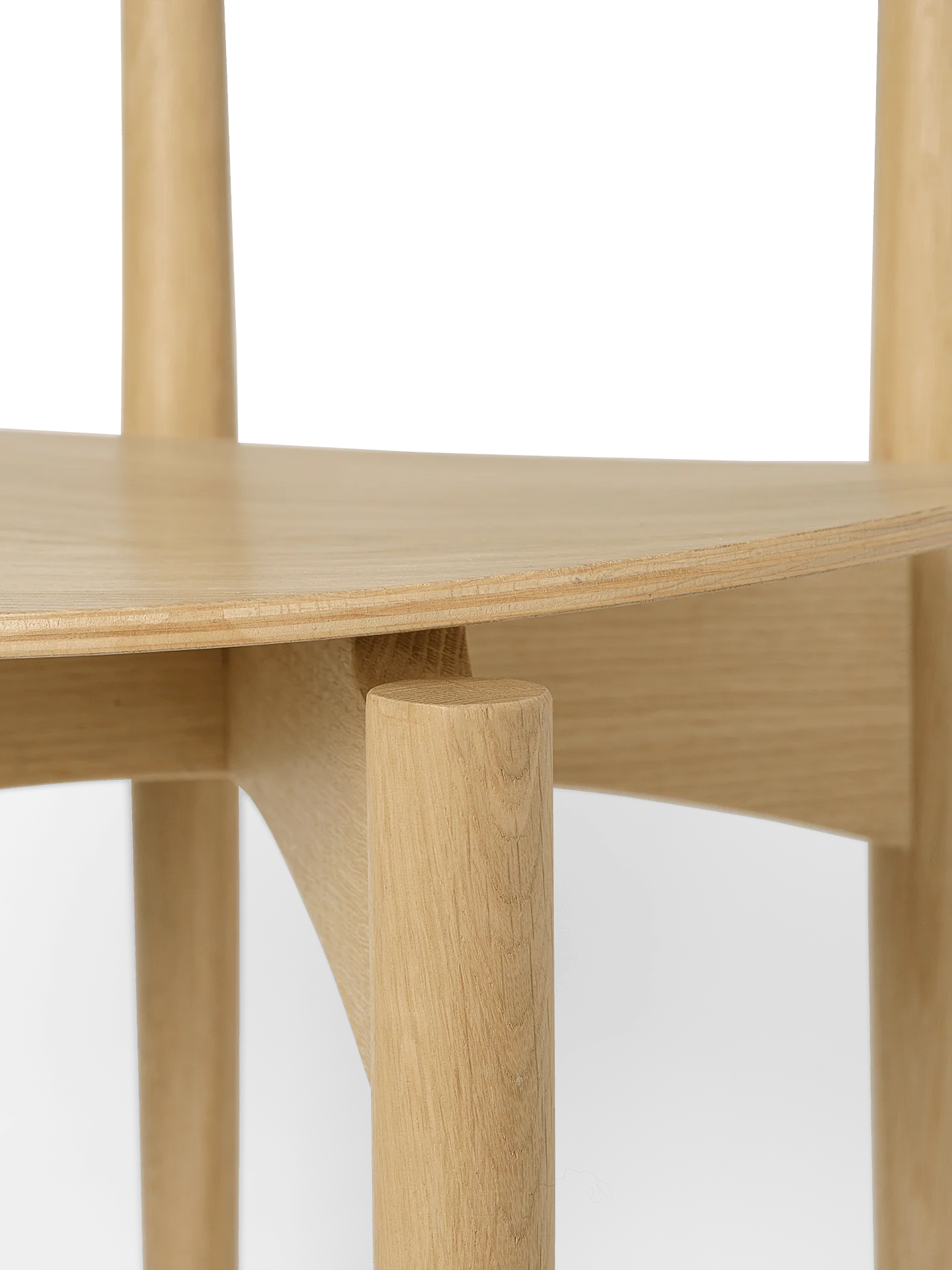 Herman Dining Chair - Wood - Natural Oak - Image 5