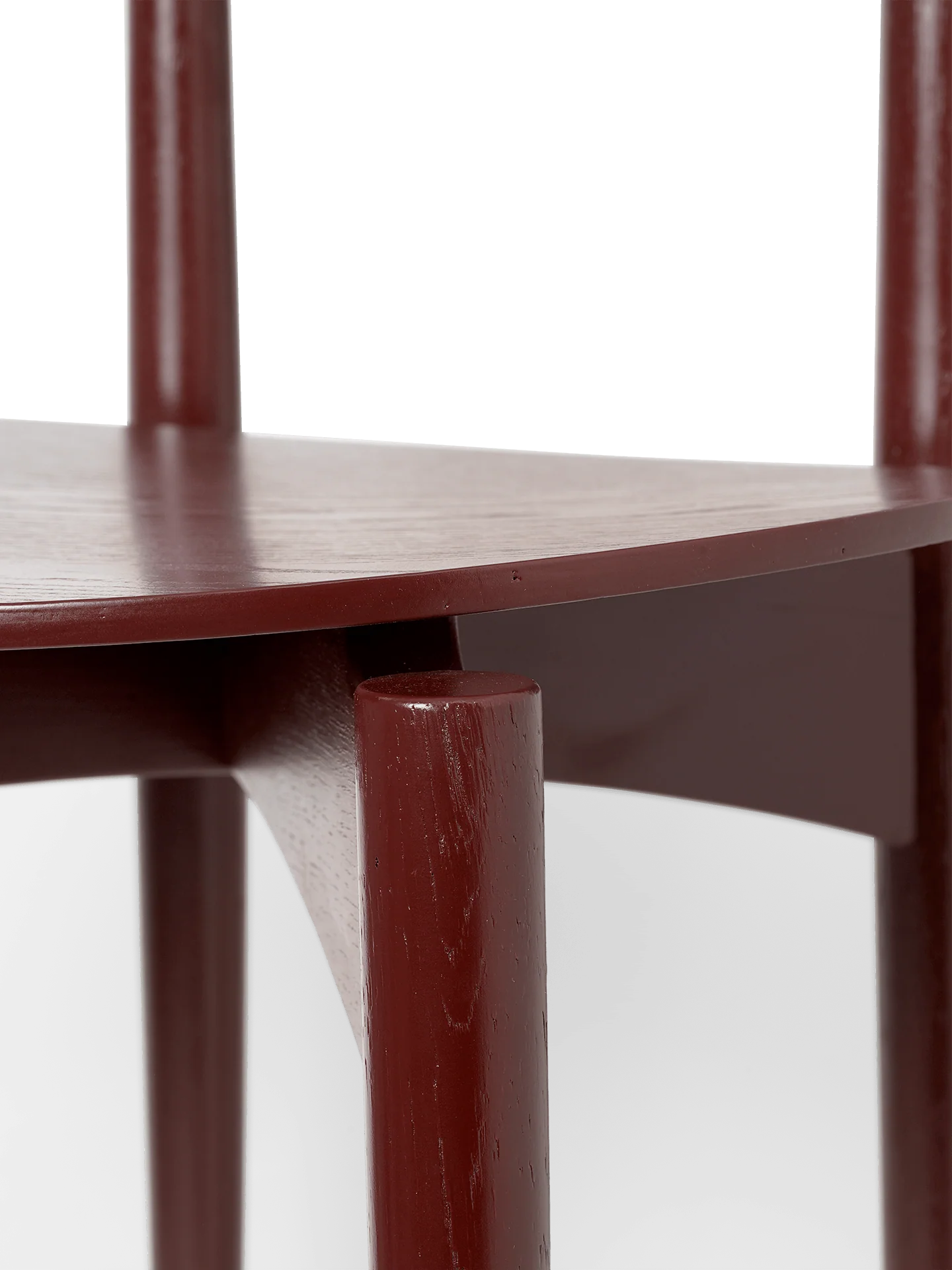 Herman Dining Chair - Wood - Red Brown - Image 4